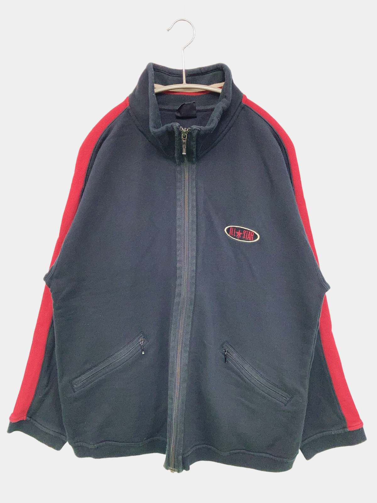 【中古】CONVERSE コンバース ジャージ/トラックジャケット ブラック メンズ ブランド古着 送料無料