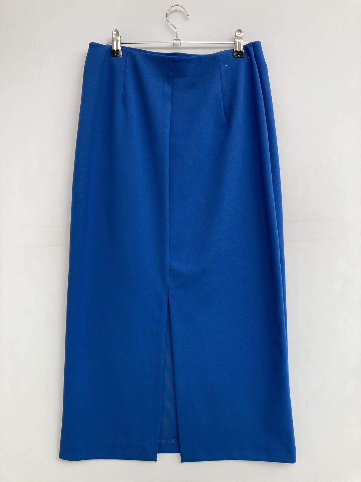 【中古】UNIQLO:C ユニクロシー ロングスカート L ブルー レディース