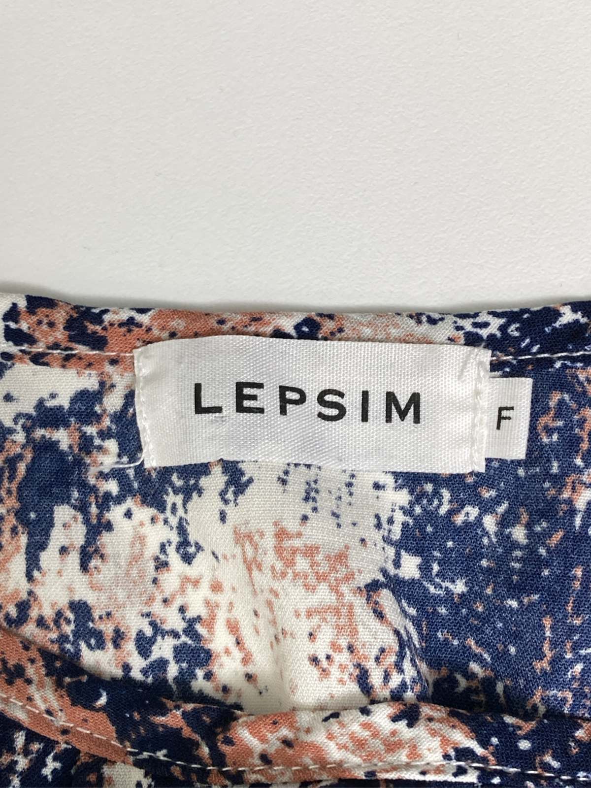 【中古】LEPSIM レプシィム キャミソール F ベージュ その他総柄 カップなし レデ...