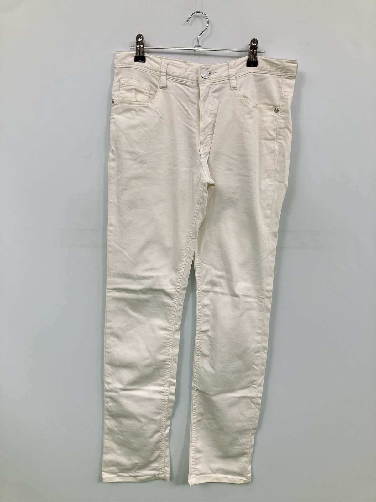 【中古】パンツ 64-89 ホワイト レディース