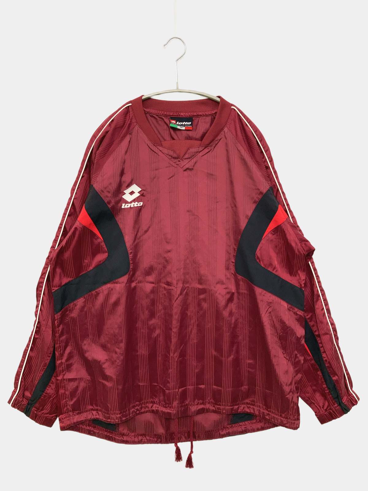 【中古】lotto ロット ジャージ/トラックジャケット M レッド メンズ ブランド古着 送料無料