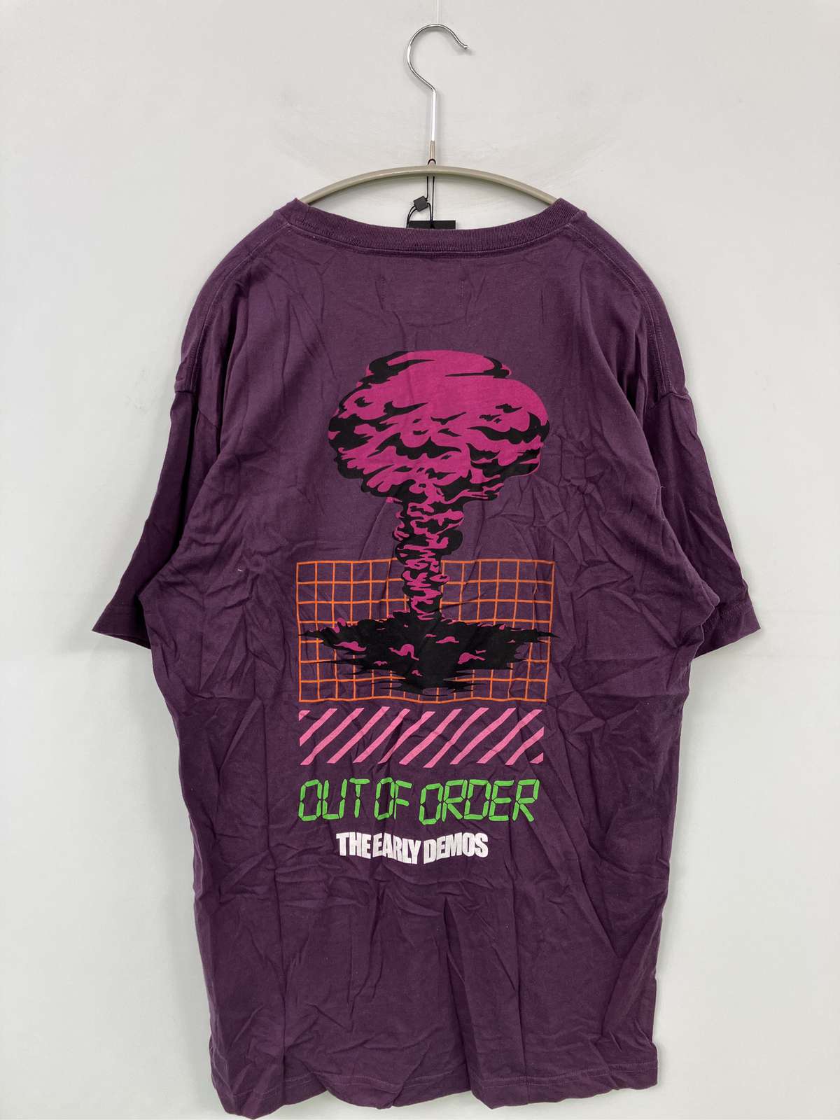 【中古】KITH キス Tシャツ/カットソー M パープル 前面プリント バックプリント ブランドロゴ ミドル丈 半袖 クルーネック(丸首) メンズ レディース ブランド古着 送料無料