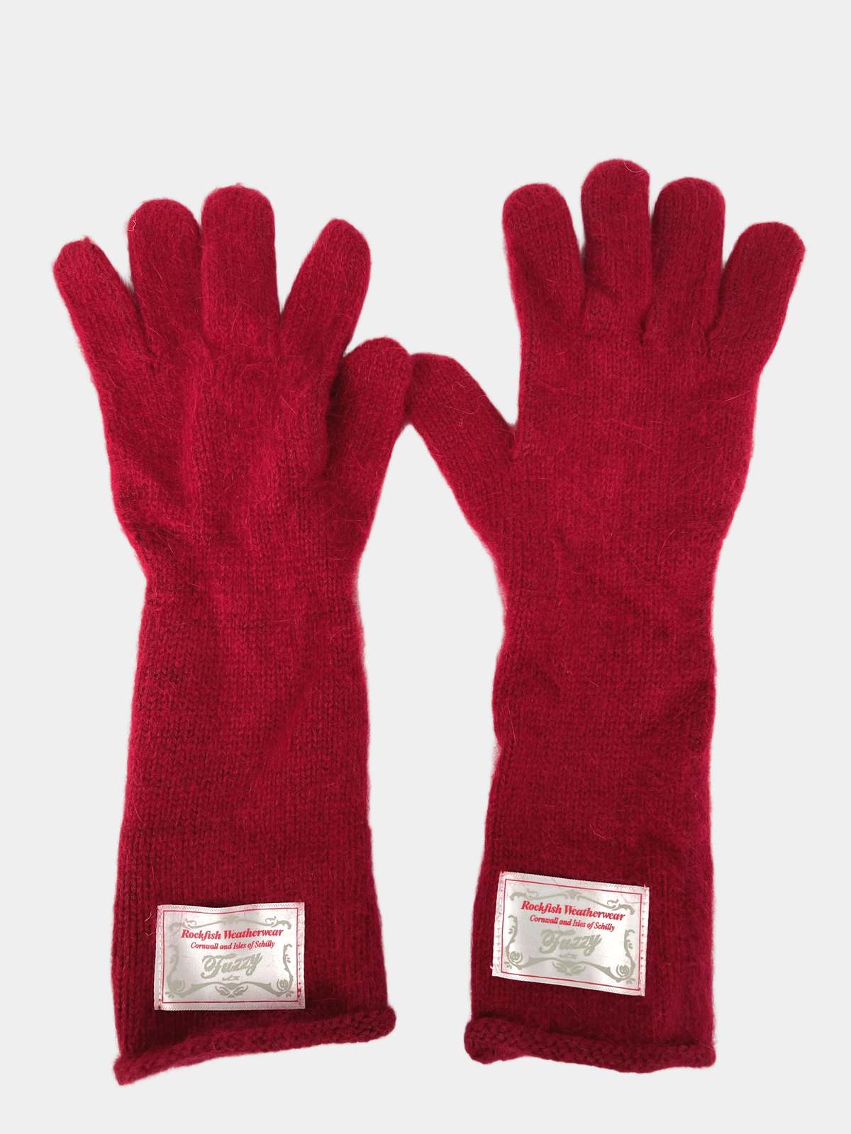 【中古】Rockfish Weatherwear 手袋 レッド レディース