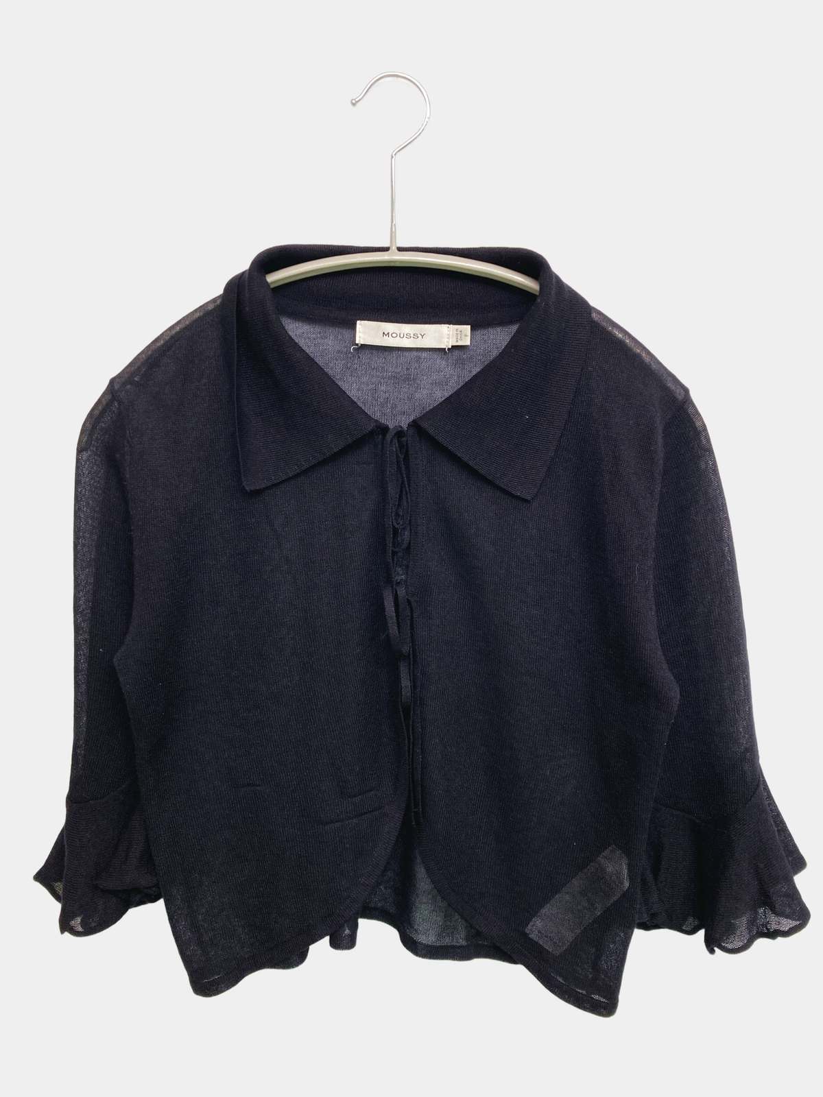 【中古】MOUSSY マウジー ニット/セーター F ブラック レディース