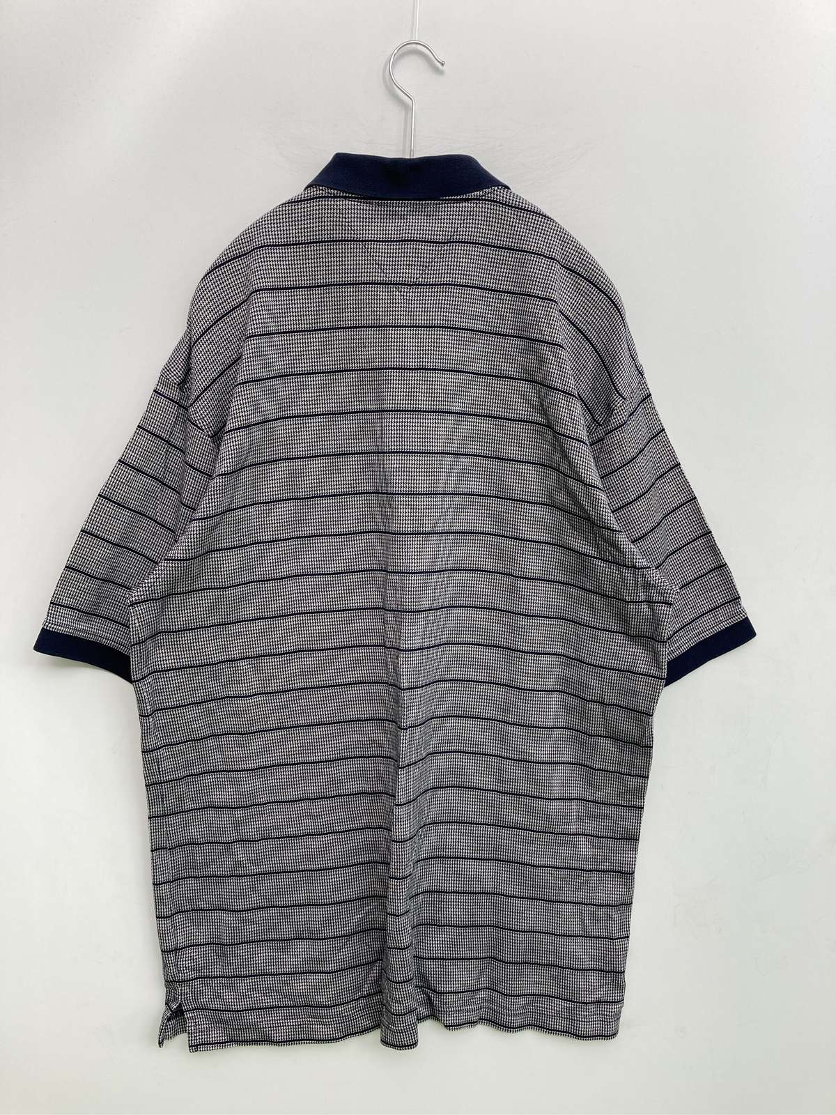 【中古】TOMMY HILFIGER トミーヒルフィガー ポロシャツ M ネイビー メンズ