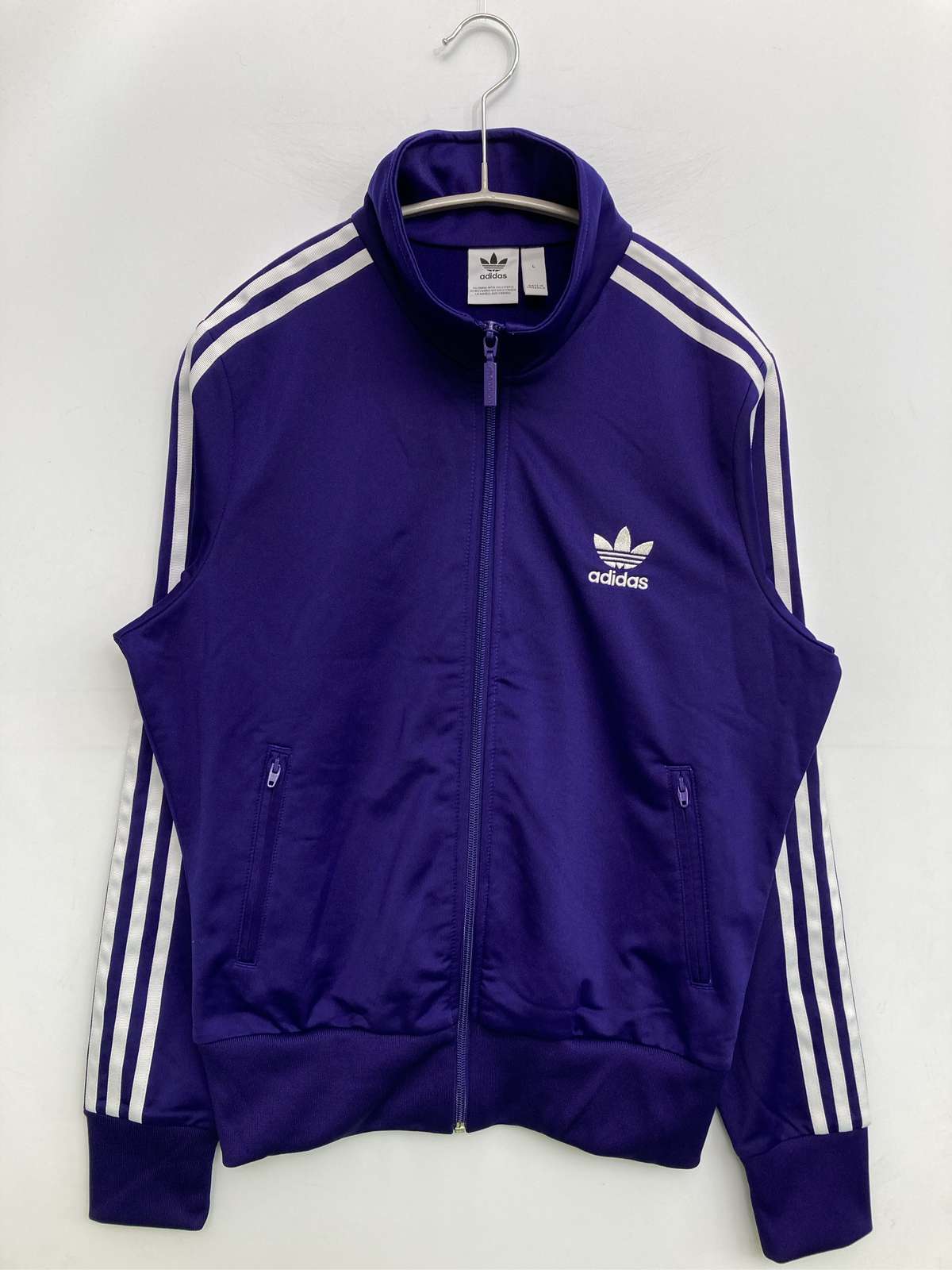 乐天商城 - 【中古】adidas アディダス ジャージ/トラックジャケット L ブルー レディース