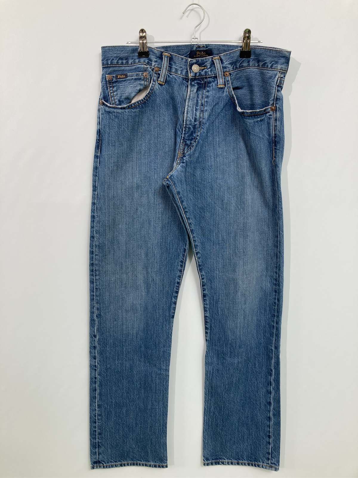【中古】Polo Ralph Lauren ポロラルフローレン デニムパンツ 30 x 30 ブルー メンズ レディース