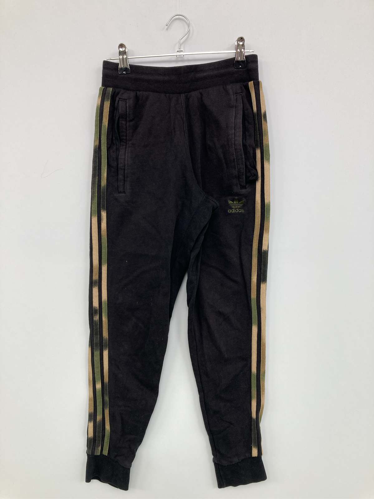 ADIDAS - 【中古】adidas アディダス ジャージ/トラックパンツ XS ブラック レディース