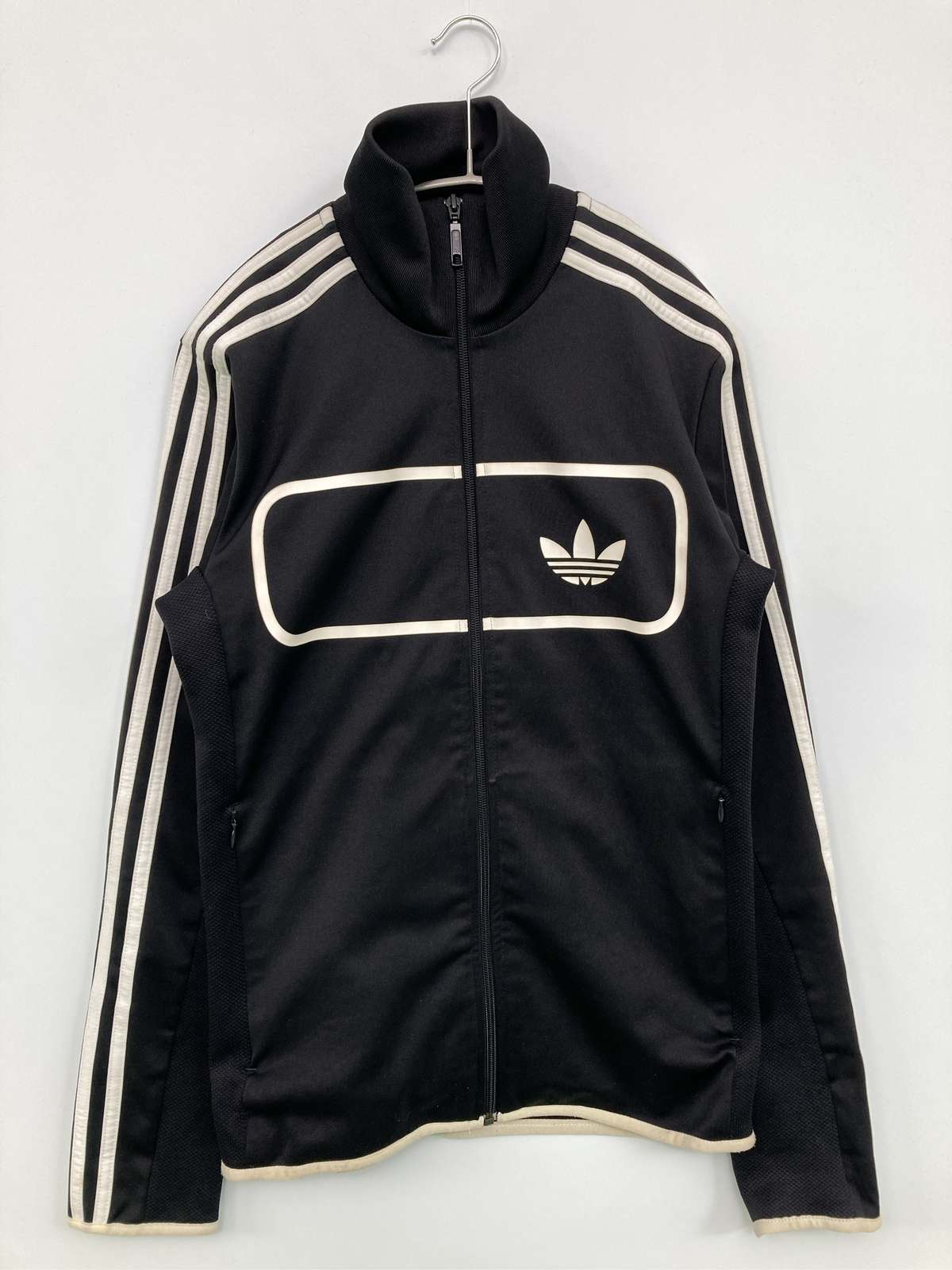 【中古】adidas アディダス ジャージ/トラックジャケット 95 ブラック レディース