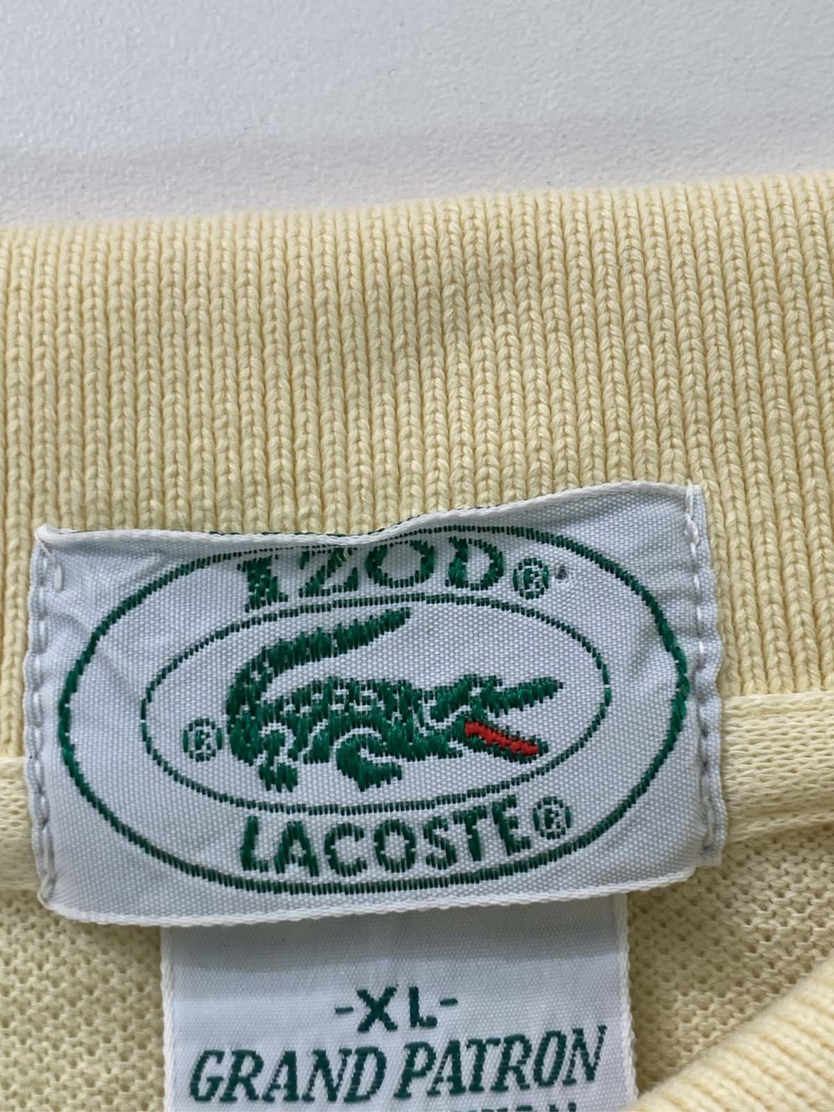 digdig 楽天市場店の【中古】LACOSTE ラコステ ポロシャツ XL イエロー レディース｜アングル3