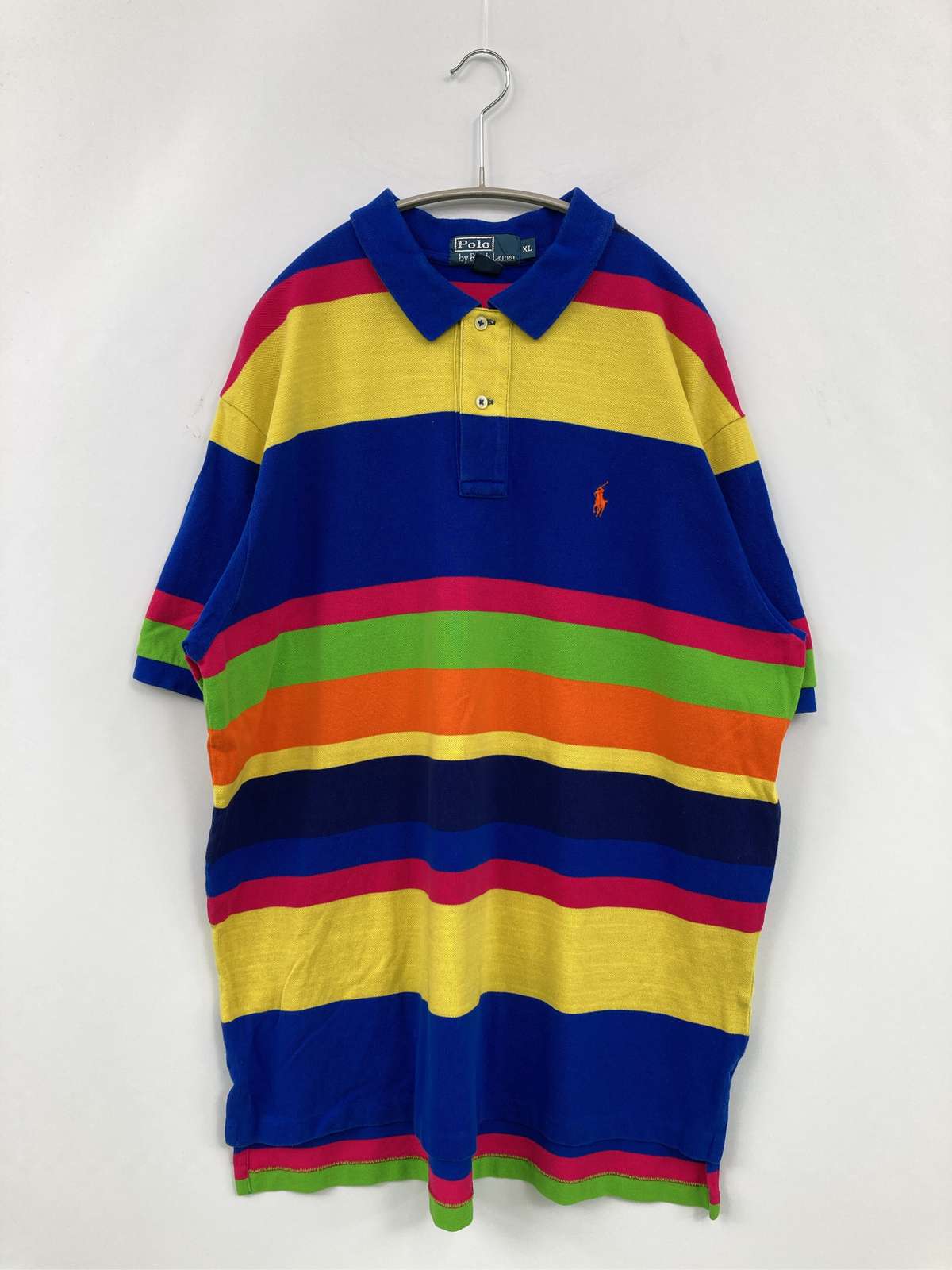 Polo衫 - 【中古】Polo by Ralph Lauren ポロバイラルフローレン ポロシャツ XL ネイビー メンズ