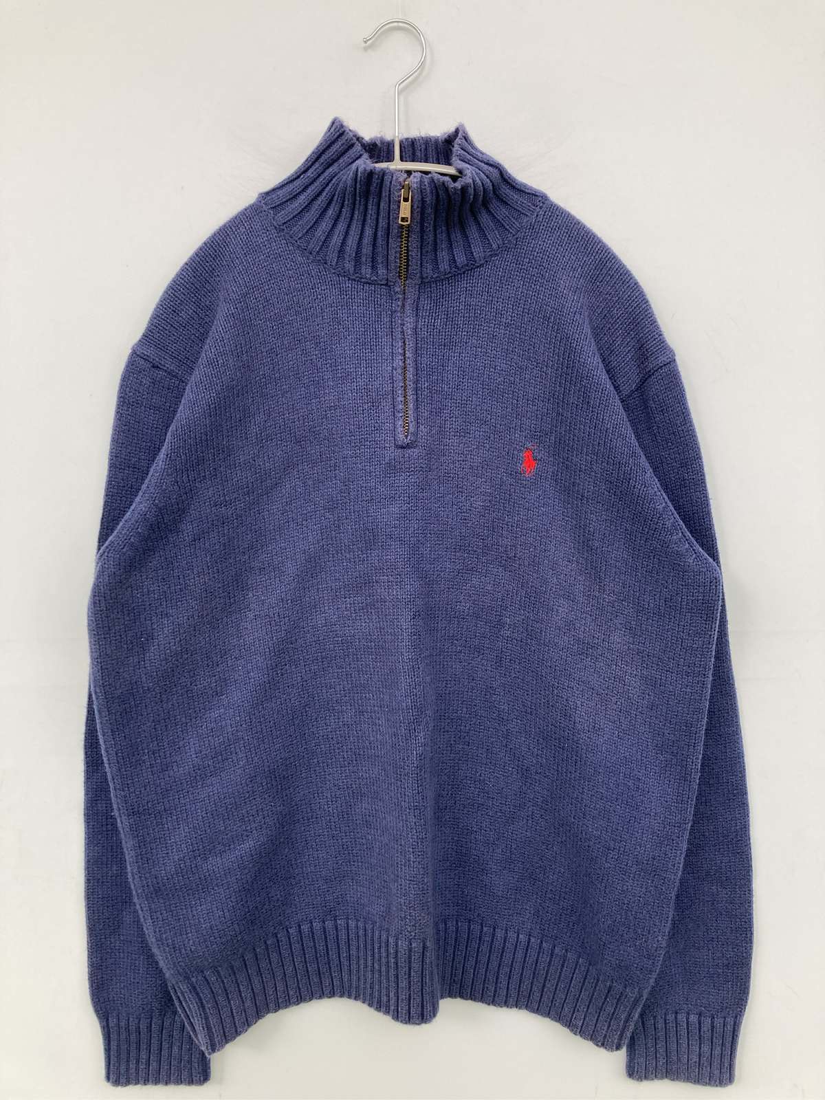 【中古】POLO ポロ ニット/セーター L ネイビー レディース