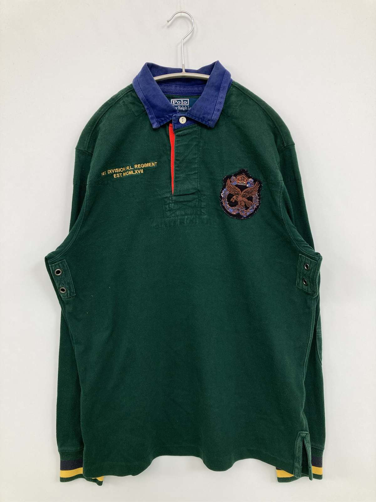 【中古】POLO ポロ ポロシャツ L グリーン メンズ