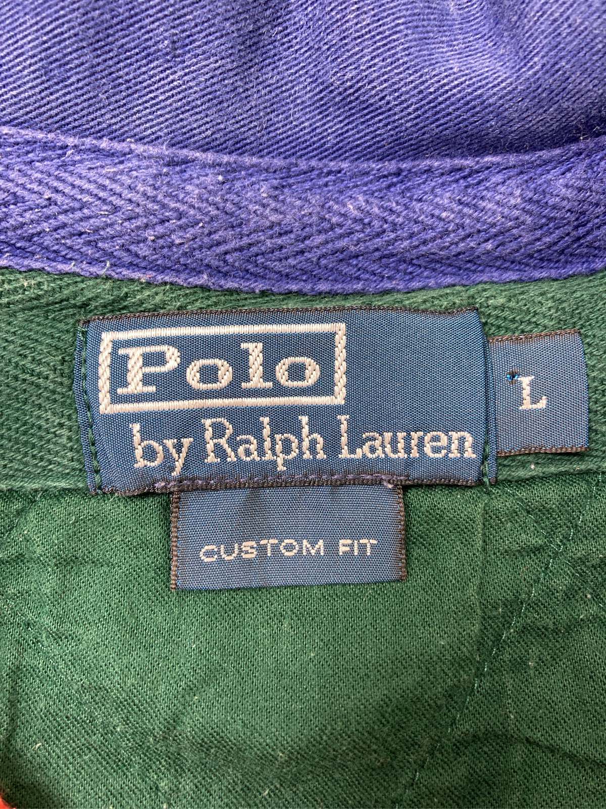 【中古】POLO ポロ ポロシャツ L グリーン メンズ