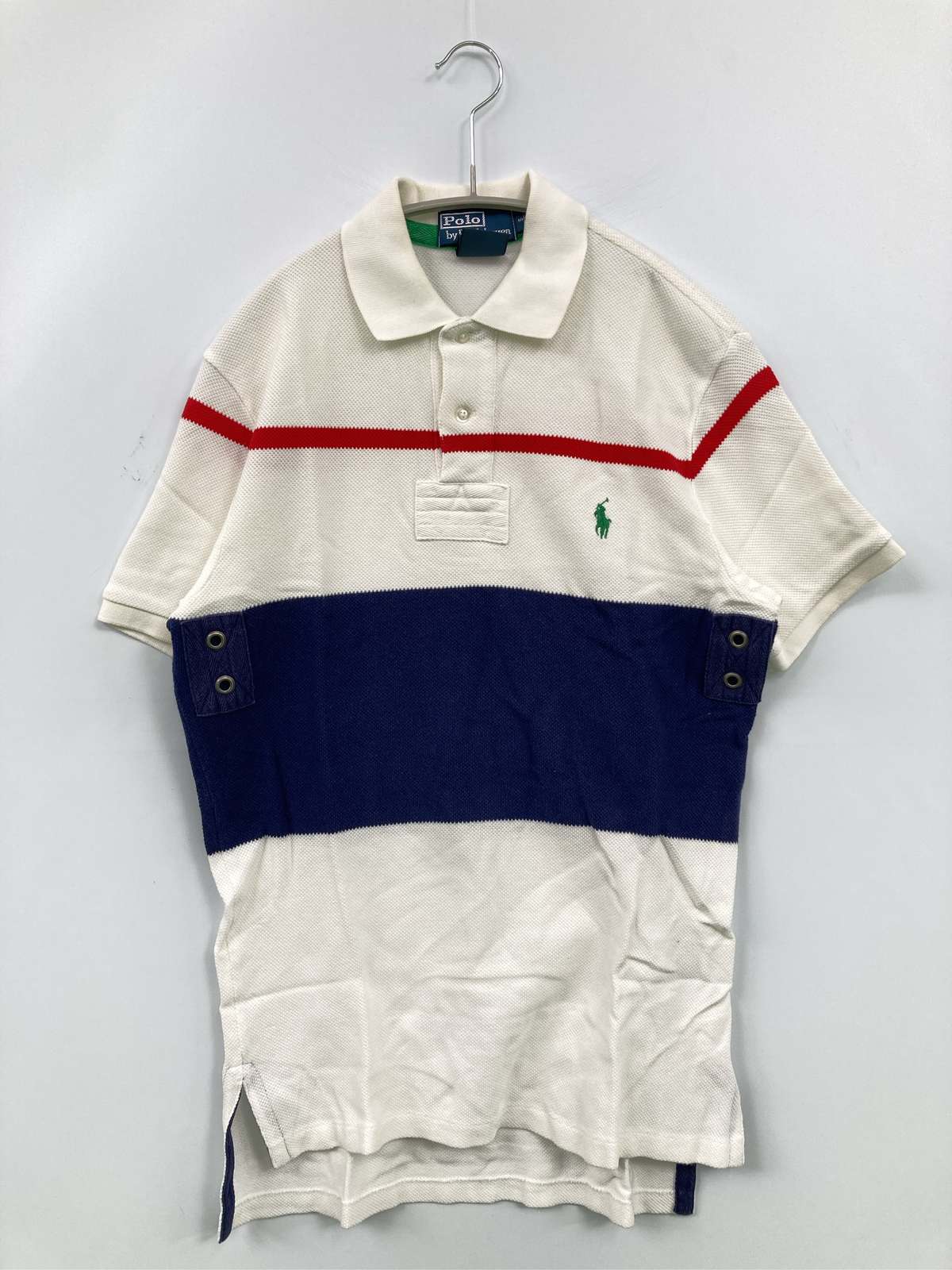 【中古】POLO ポロ ポロシャツ S ホワイト メンズ