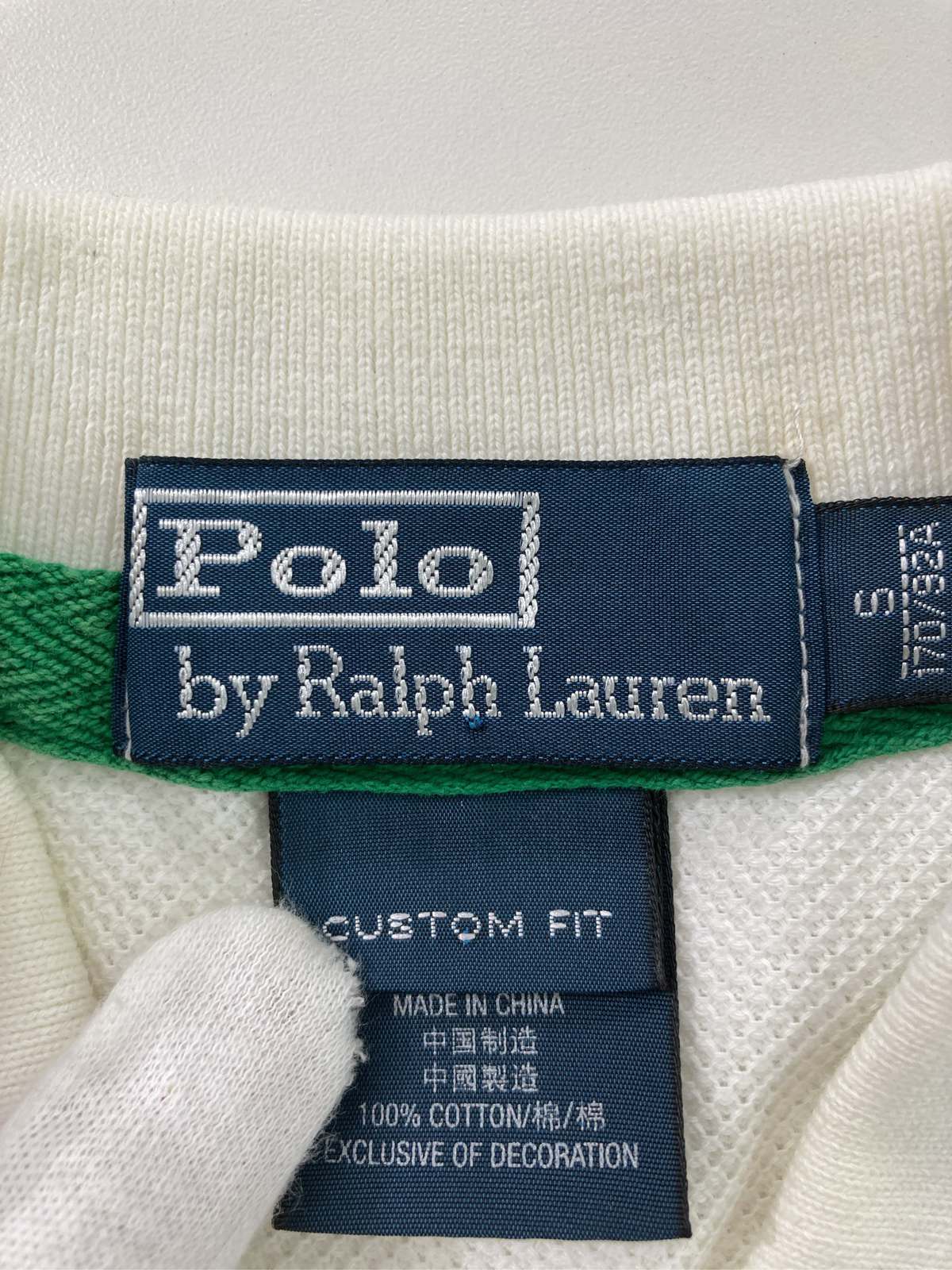 【中古】POLO ポロ ポロシャツ S ホワイト メンズ