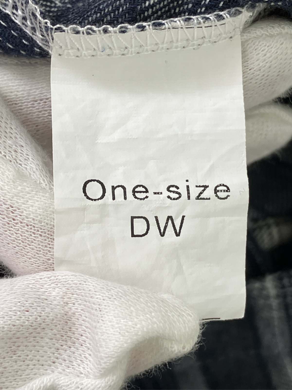 【中古】シャツ/ブラウス One-size ネイビー チェック柄 ショート丈 長袖 レギュラ...
