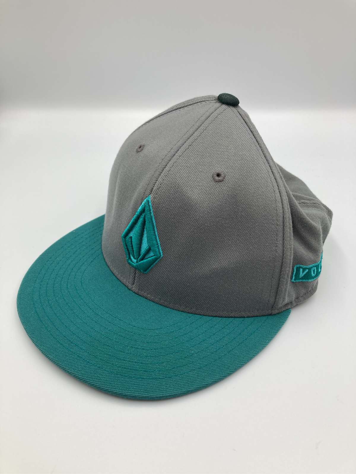 【中古】VOLCOM ボルコム キャップ 6 7/8 - 7 1/4 グレー ウール・ニット ベースボール メンズ レディース