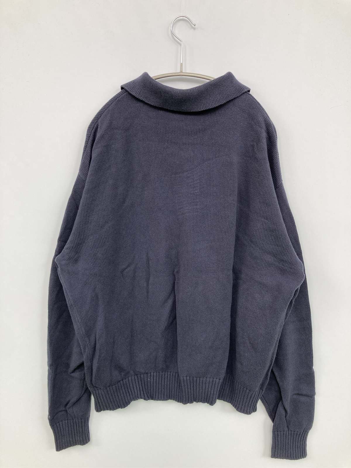 digdig 楽天市場店の【中古】flaner フラネ ポロシャツ M ネイビー レディース｜アングル2