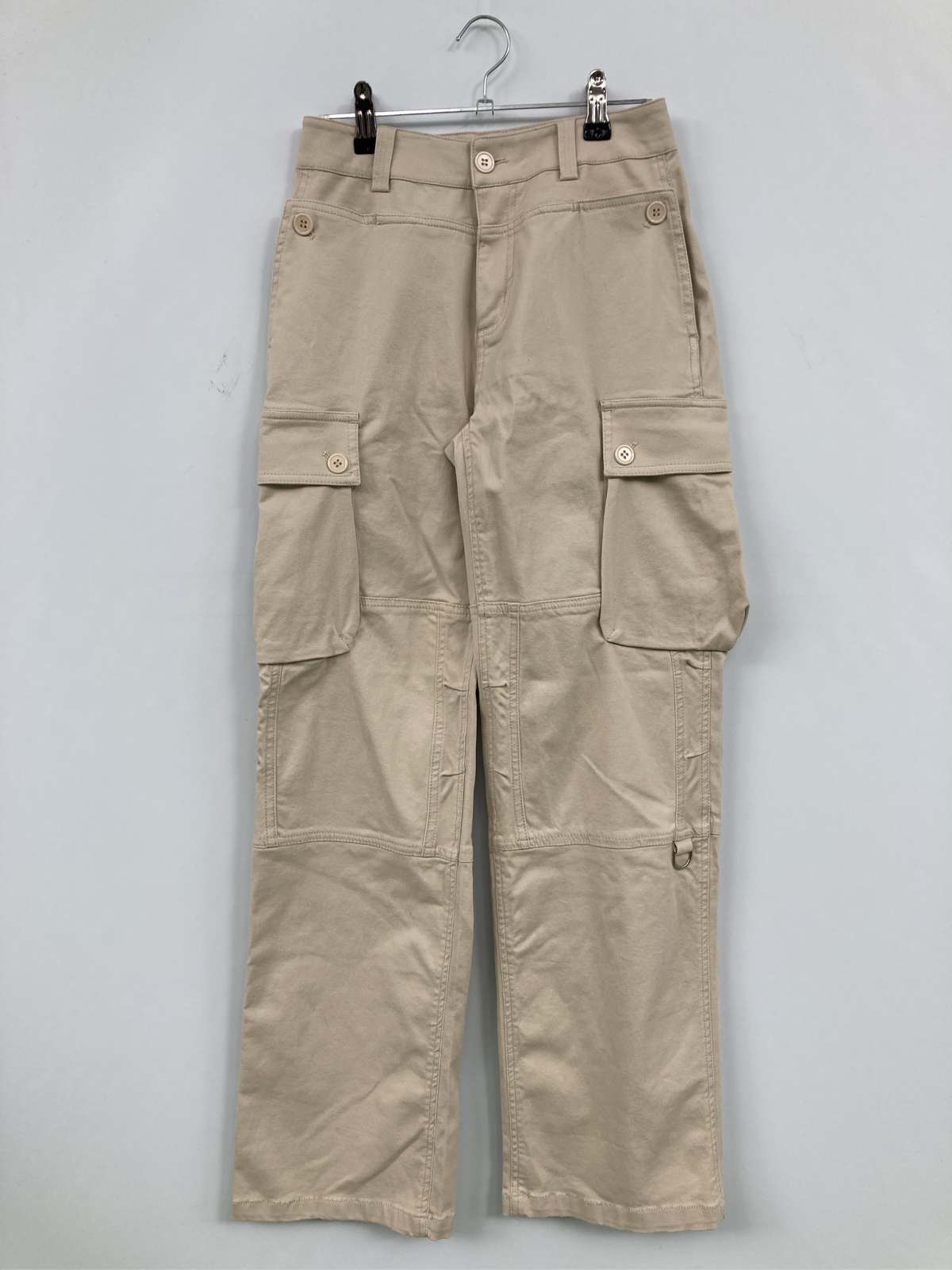 【中古】LEIYU STUDIO カーゴパンツ XS ベージュ レディース