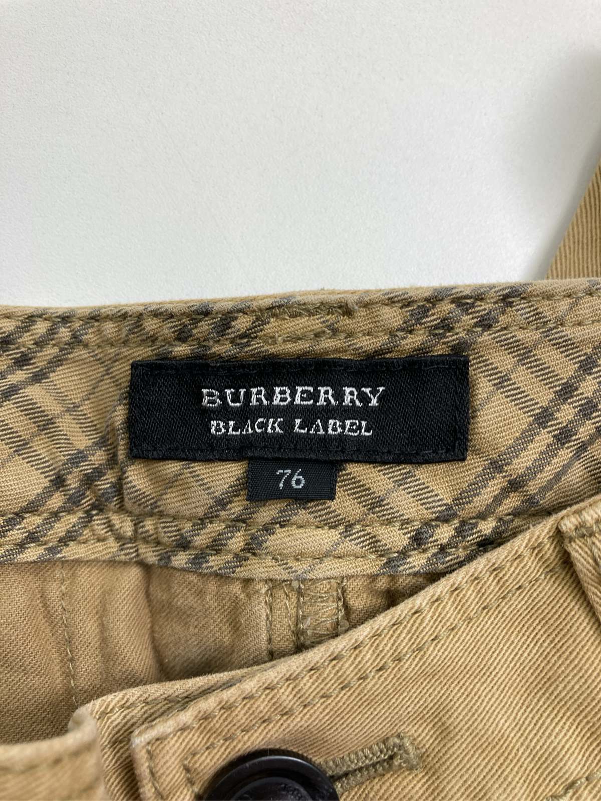 【中古】BURBERRY バーバリー パンツ 76 ブラウン メンズ