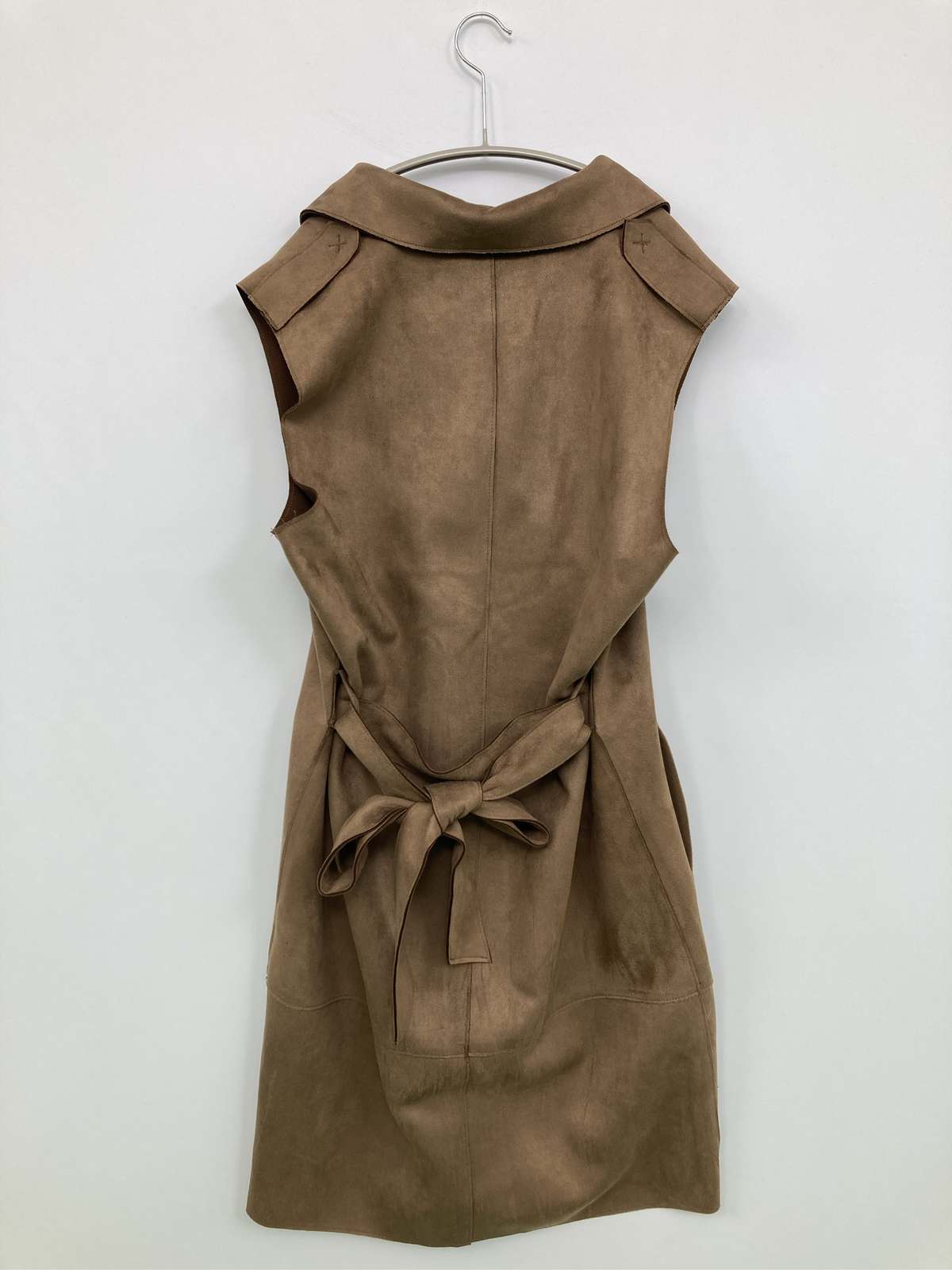 【中古】ZARA ザラ ベスト XS ブラウン レディース