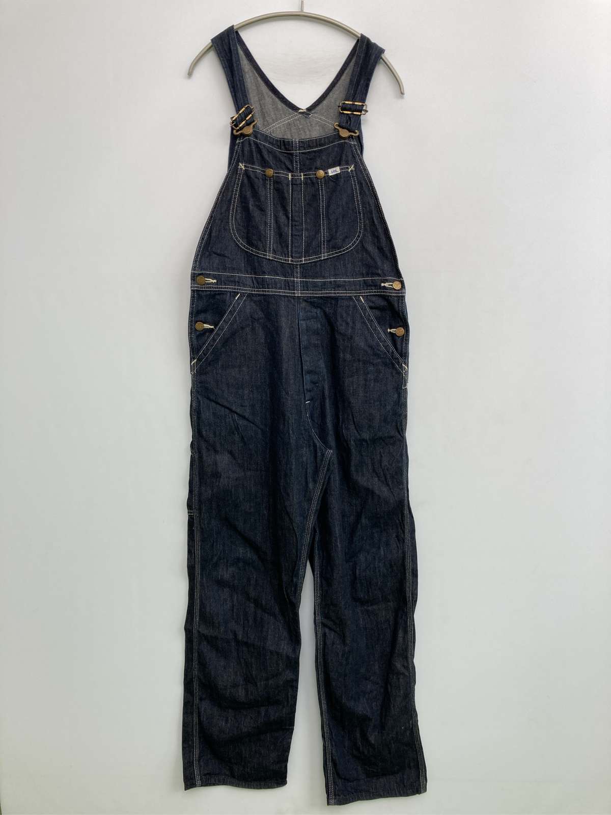 【中古】Lee リー サロペット/オーバーオール XS ネイビー メンズ レディース