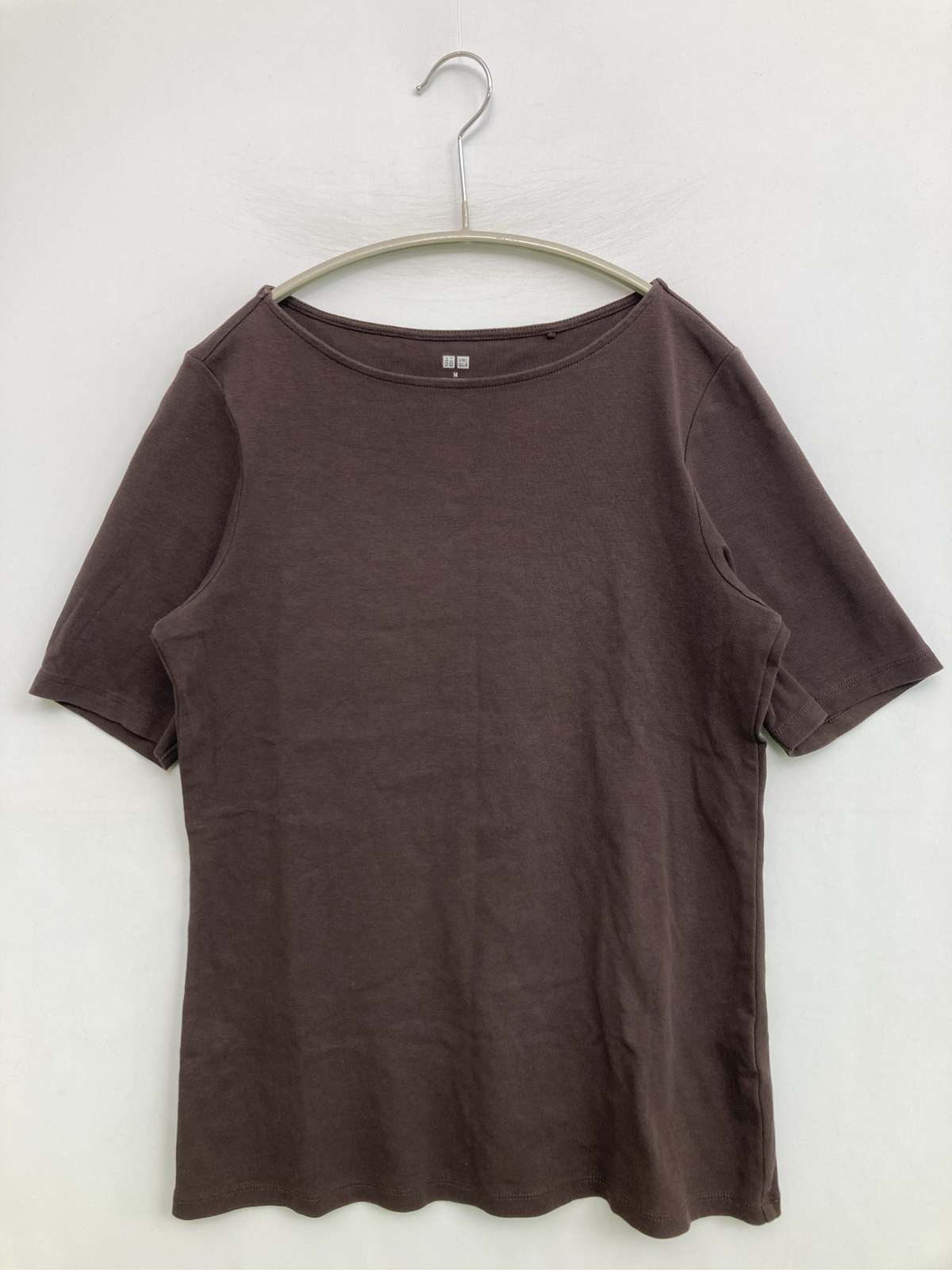 【中古】UNIQLO ユニクロ Tシャツ/カットソー M ブラウン レディース(4.0)