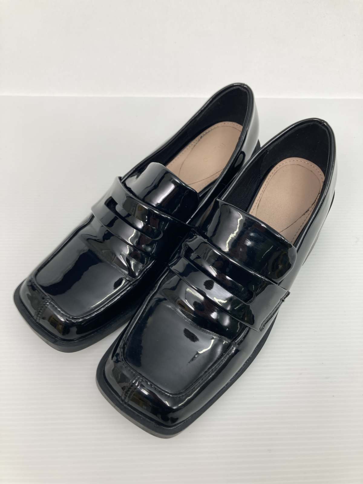 【中古】ETERNAL&LOVE ローファー 37 ブラック レディース