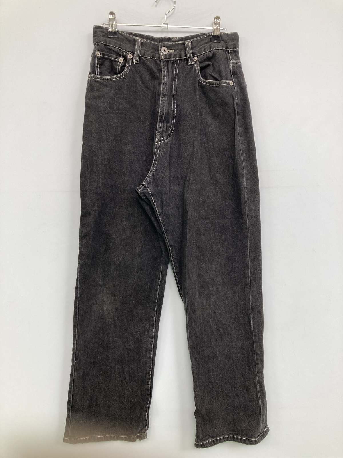 【中古】apre jour アプレジュール デニムパンツ M ブラック フルレングス 無地 ワ...
