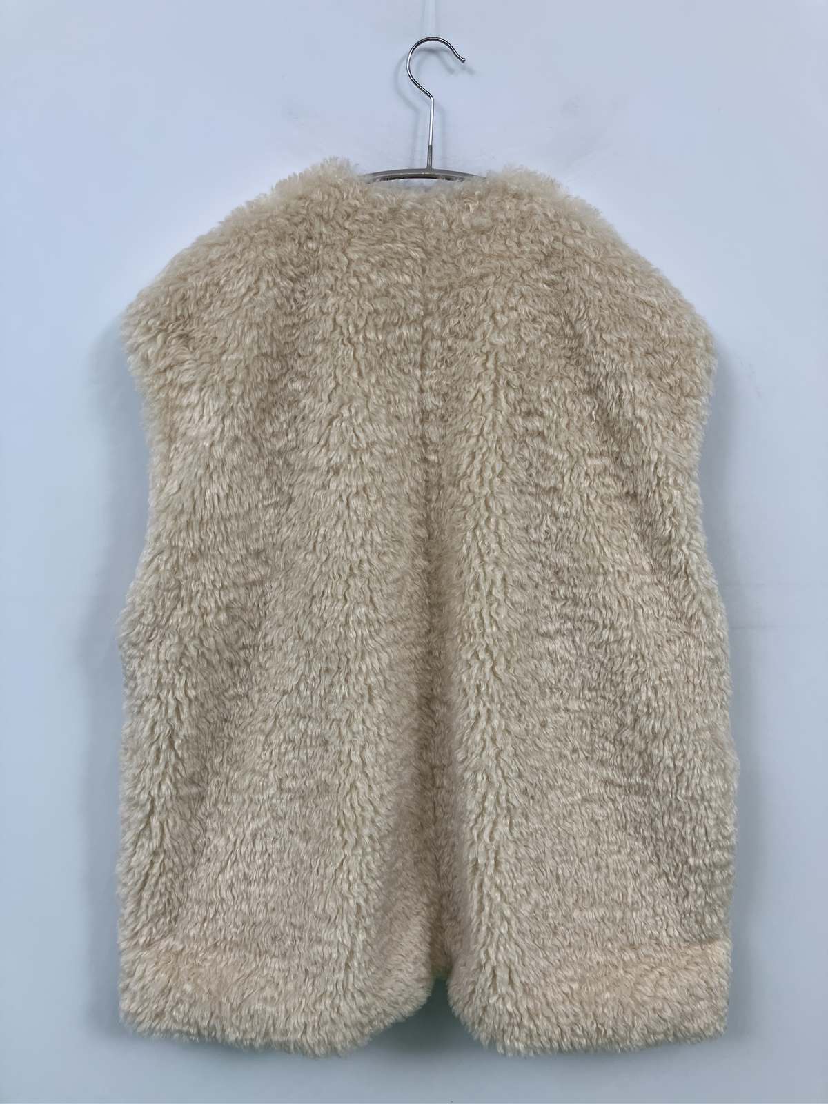 【中古】LOWRYS FARM ローリーズファーム ベスト F アイボリー 無地 レディース