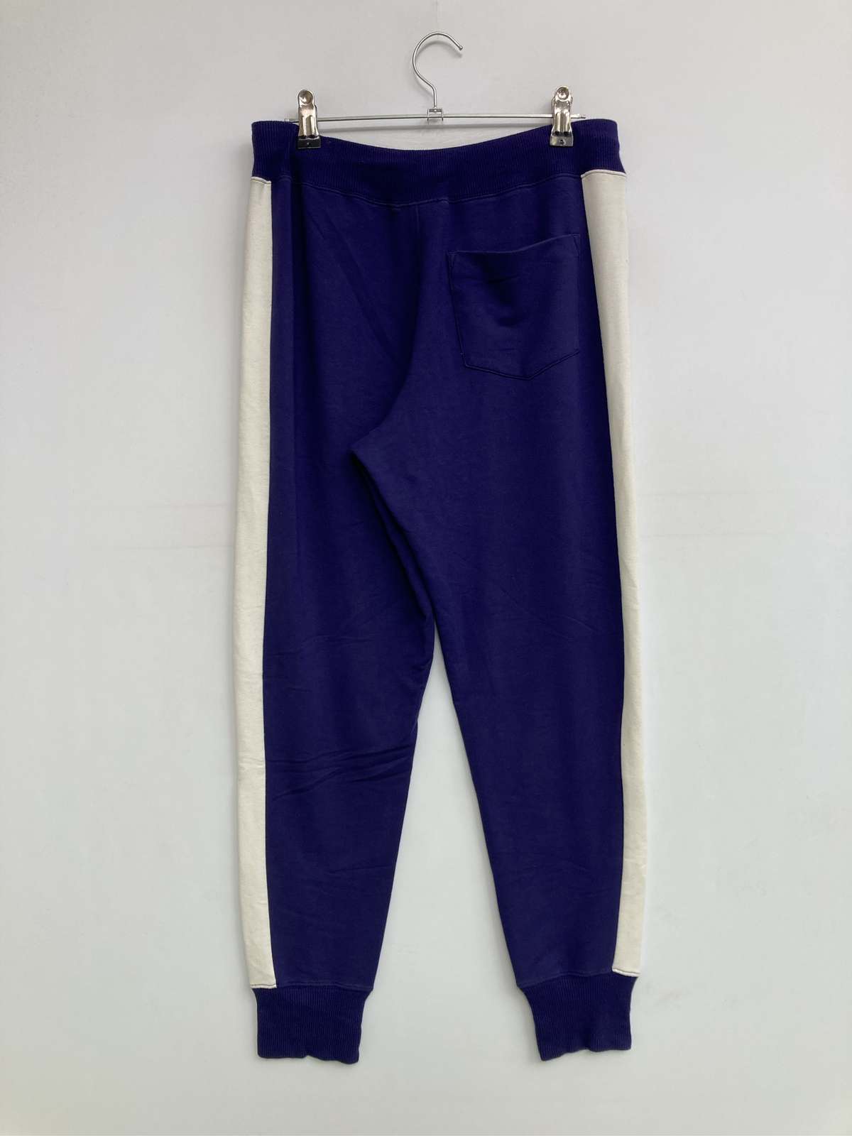 【中古】Champion チャンピオン スウェットパンツ M パープル 無地 ワンポイント ブランドロゴ ライン柄 スタンダード レギュラー ウエストゴム・紐 レディース