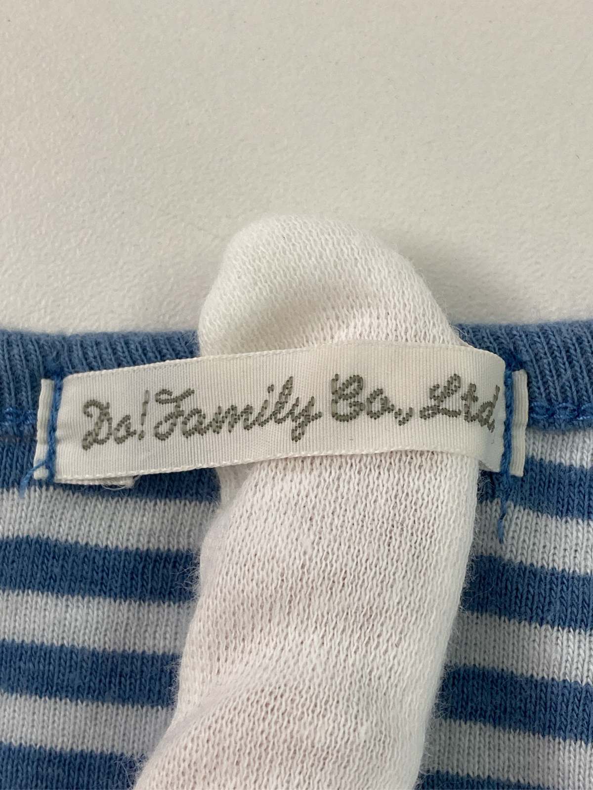 【中古】Do! Family Co.,Ltd. キャミソール M ブルー ボーダー柄 リボン カップな...