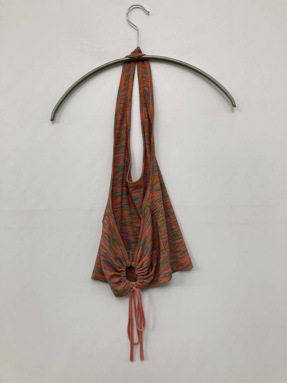 【中古】H&M エイチアンドエム キャミソール レッド チェック柄 カップなし レディ...