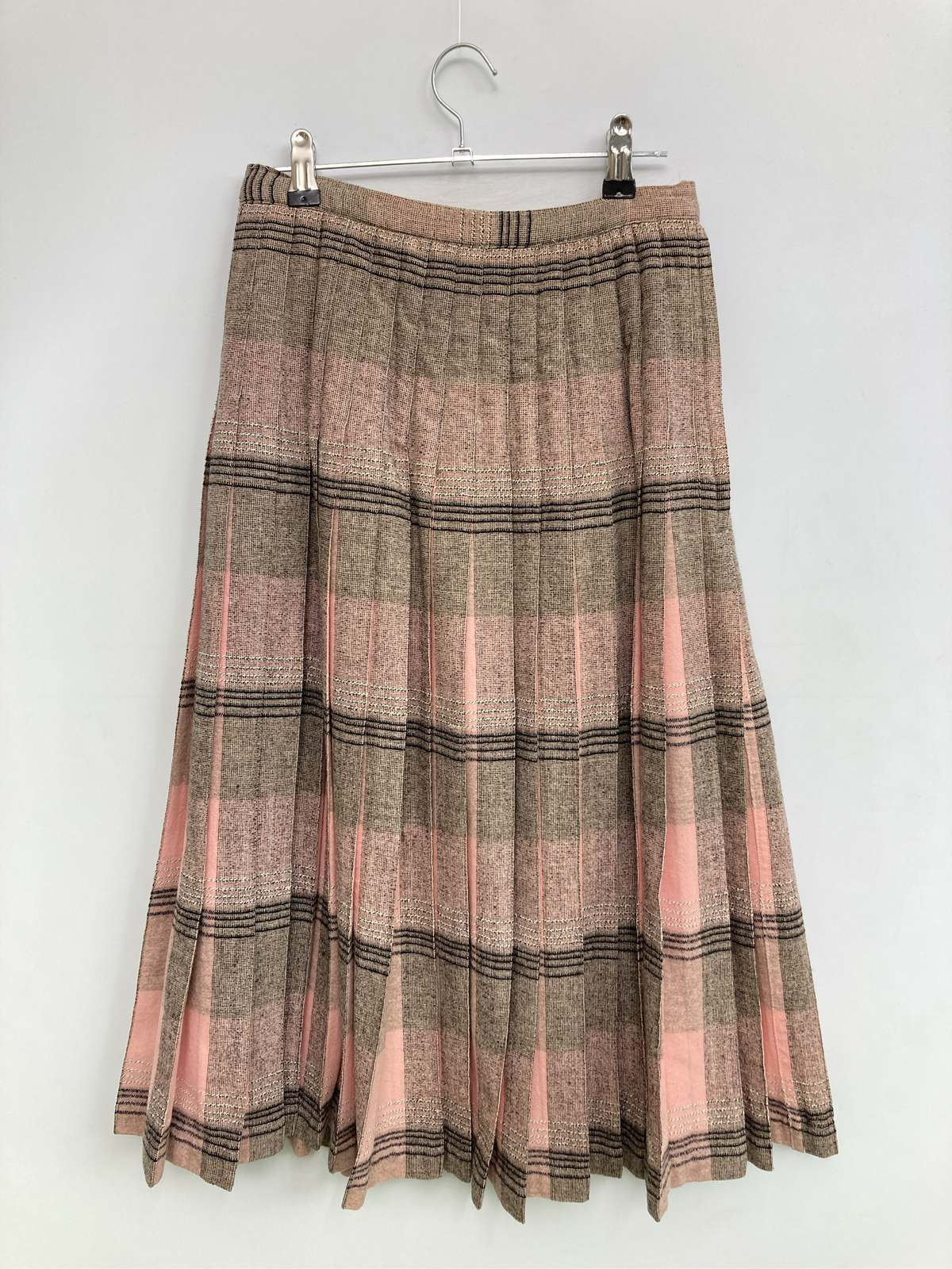 【中古】In'n Outer ミモレ/半端丈スカート ピンク レディース