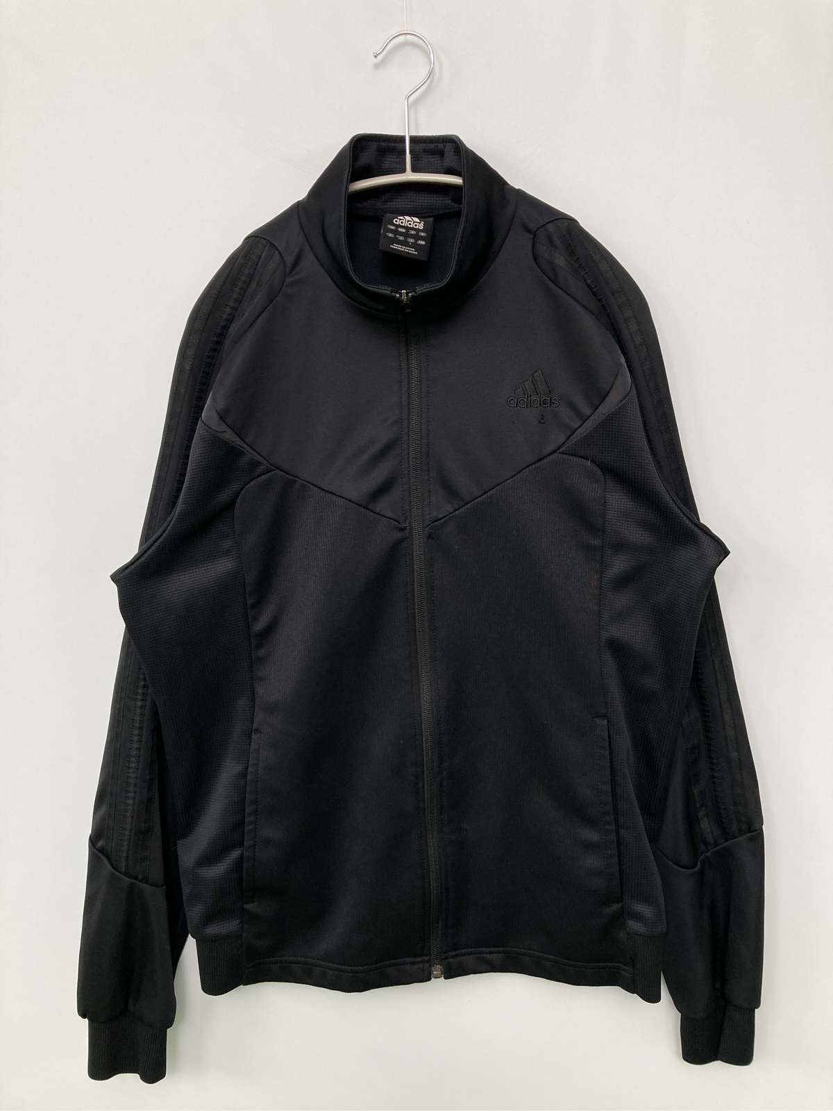 【中古】adidas アディダス ジャージ/トラックジャケット L ブラック メンズ