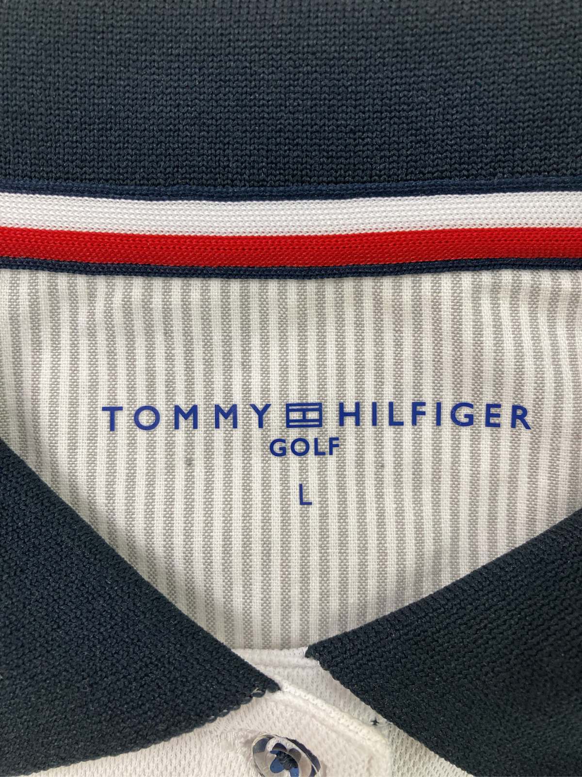 digdig 楽天市場店の【中古】TOMMY HILFIGER トミーヒルフィガー ポロシャツ L ホワイト レディース｜アングル3