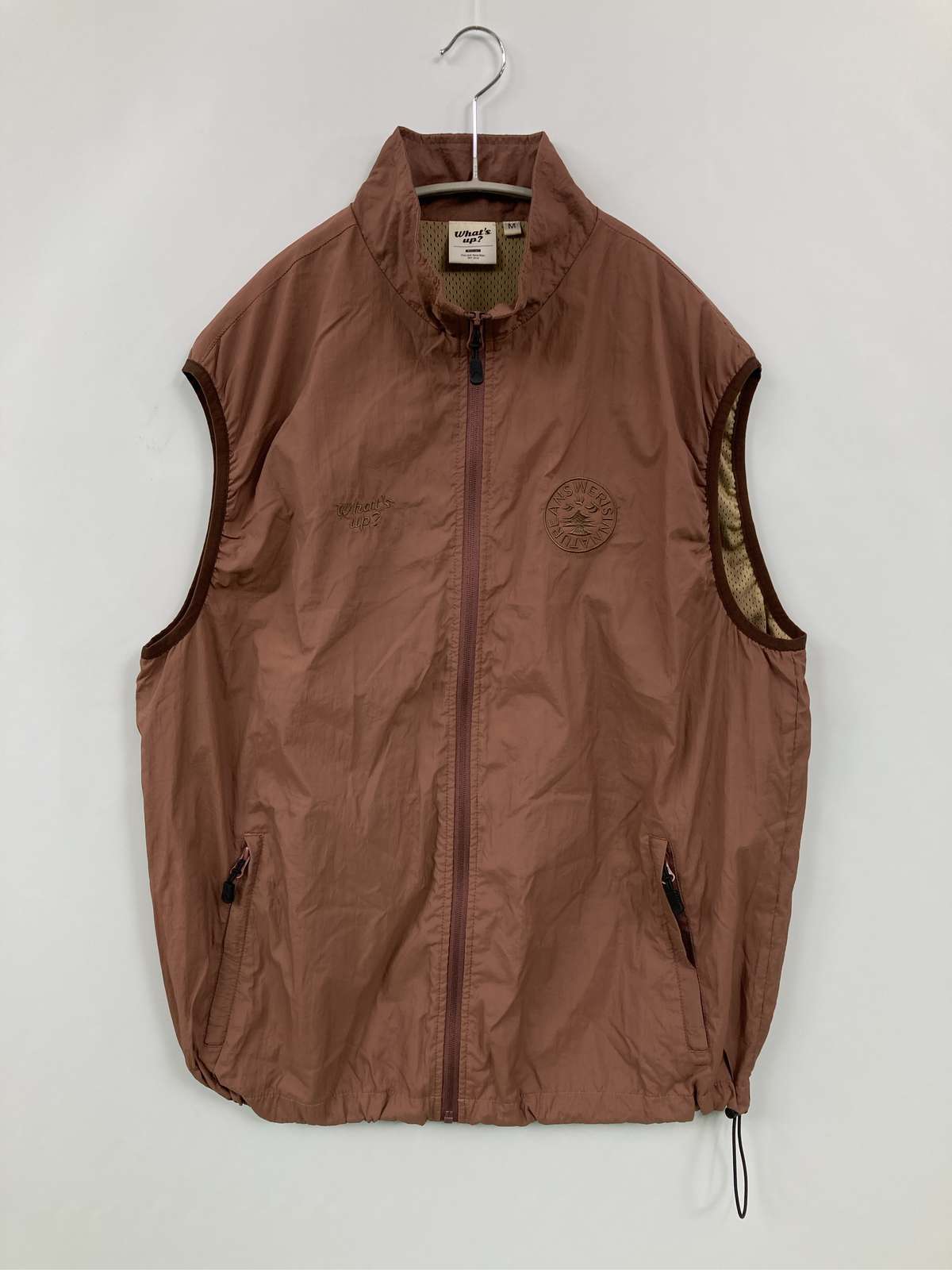 【中古】What's up? ベスト M ブラウン メンズ