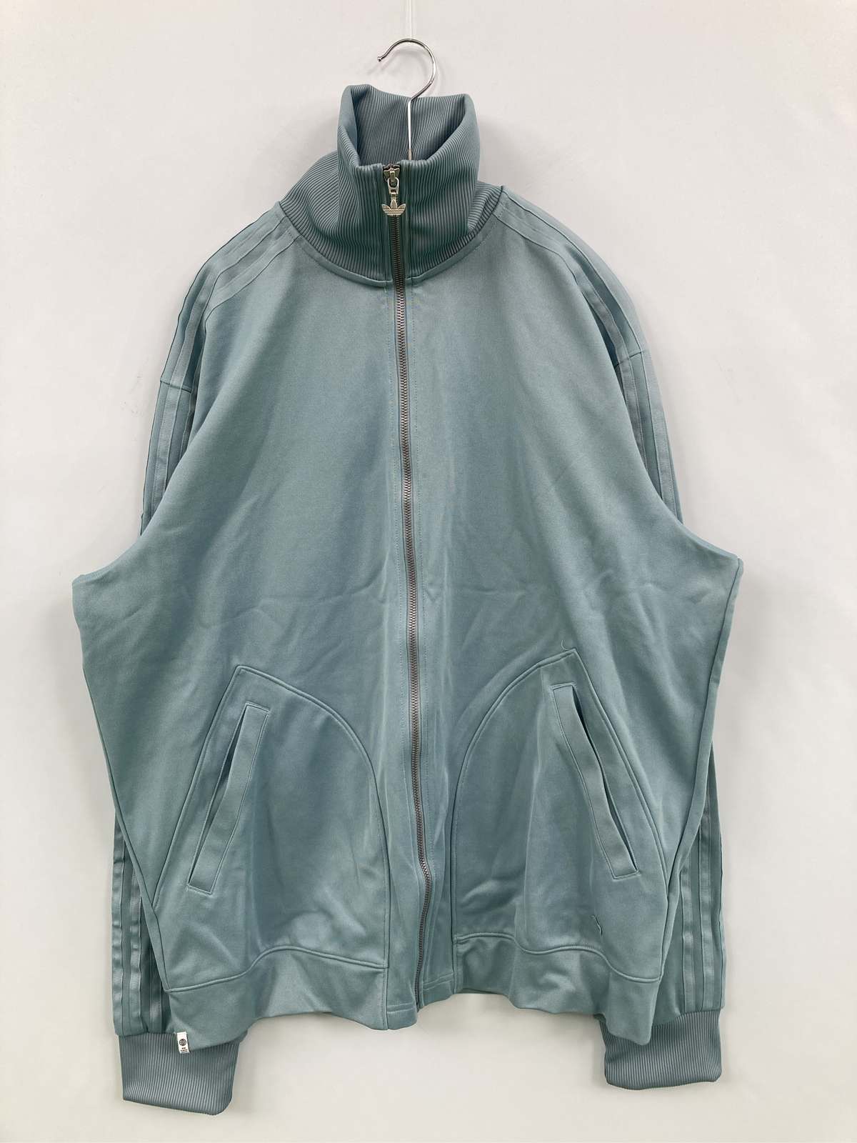 【中古】adidas アディダス ジャージ/トラックジャケット M スカイブルー メンズ ...