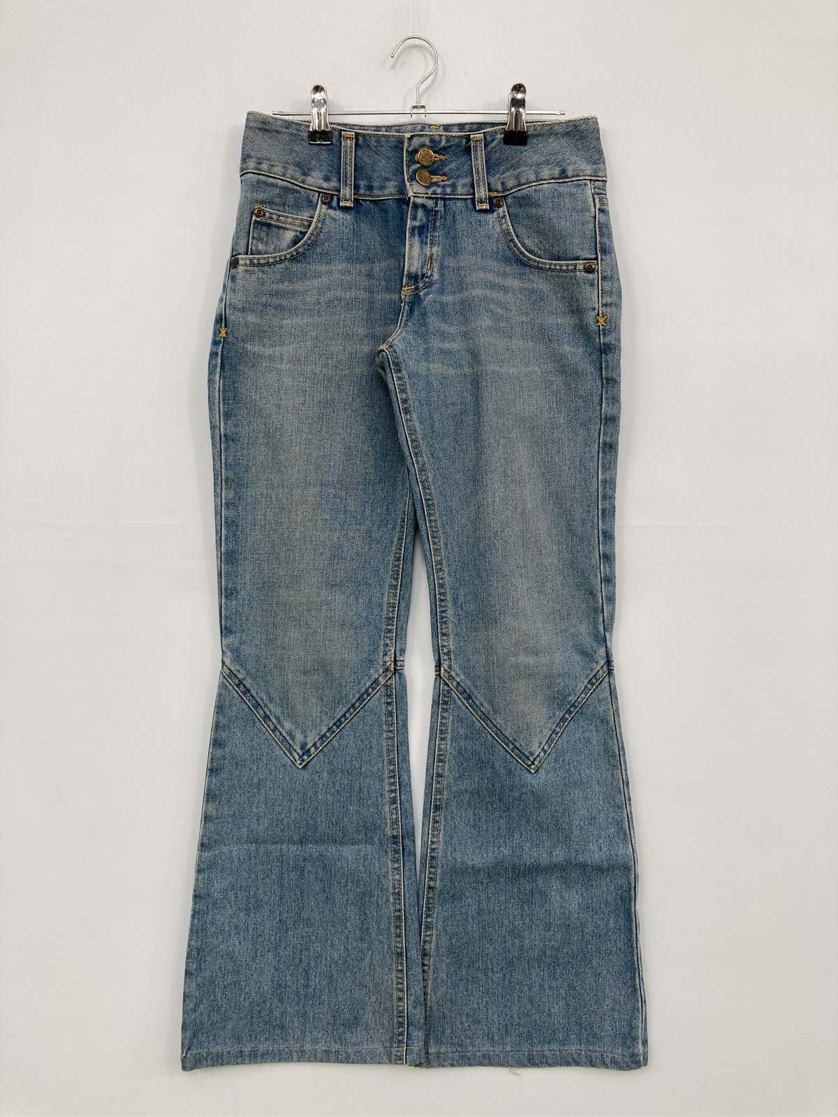 【中古】Lee リー デニムパンツ 26-31 ブルー レディース