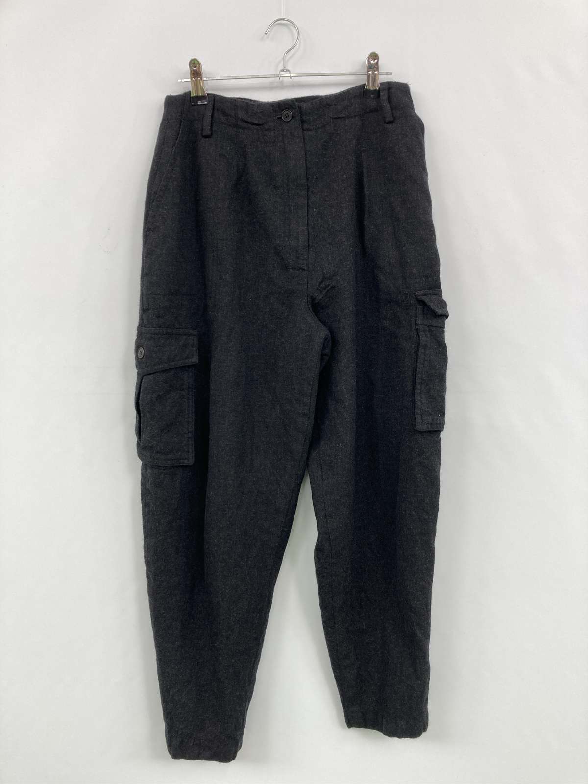 【中古】Ralph Lauren ラルフローレン カーゴパンツ 12P ブラック レディース