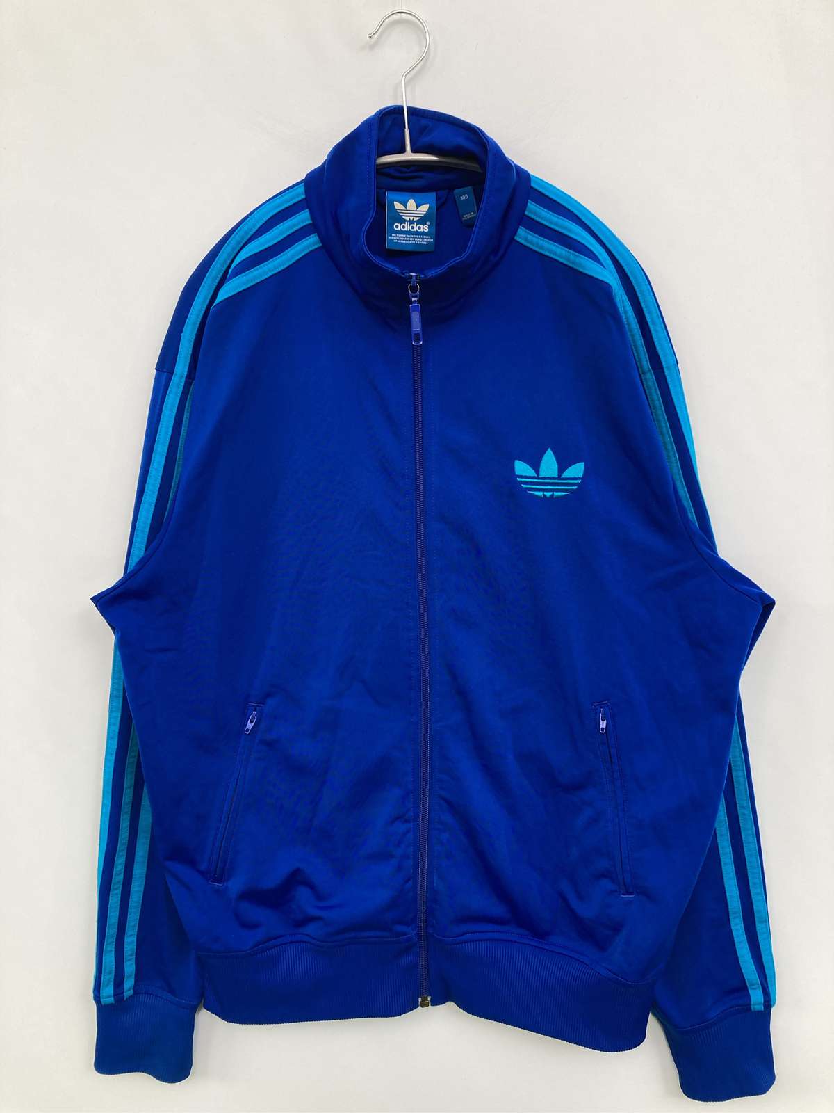 【中古】adidas アディダス ジャージ/トラックジャケット ブルー メンズ