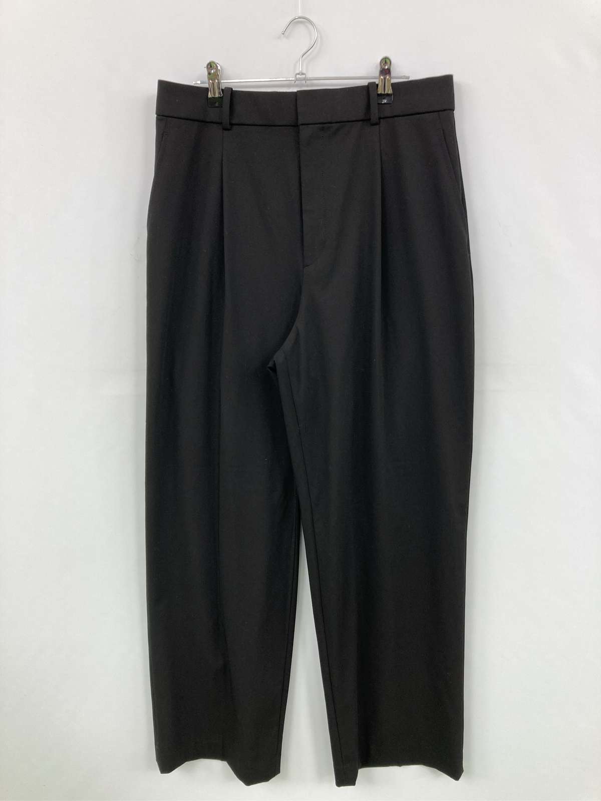 【中古】UNIQLO ユニクロ スラックス XL ブラック レディース