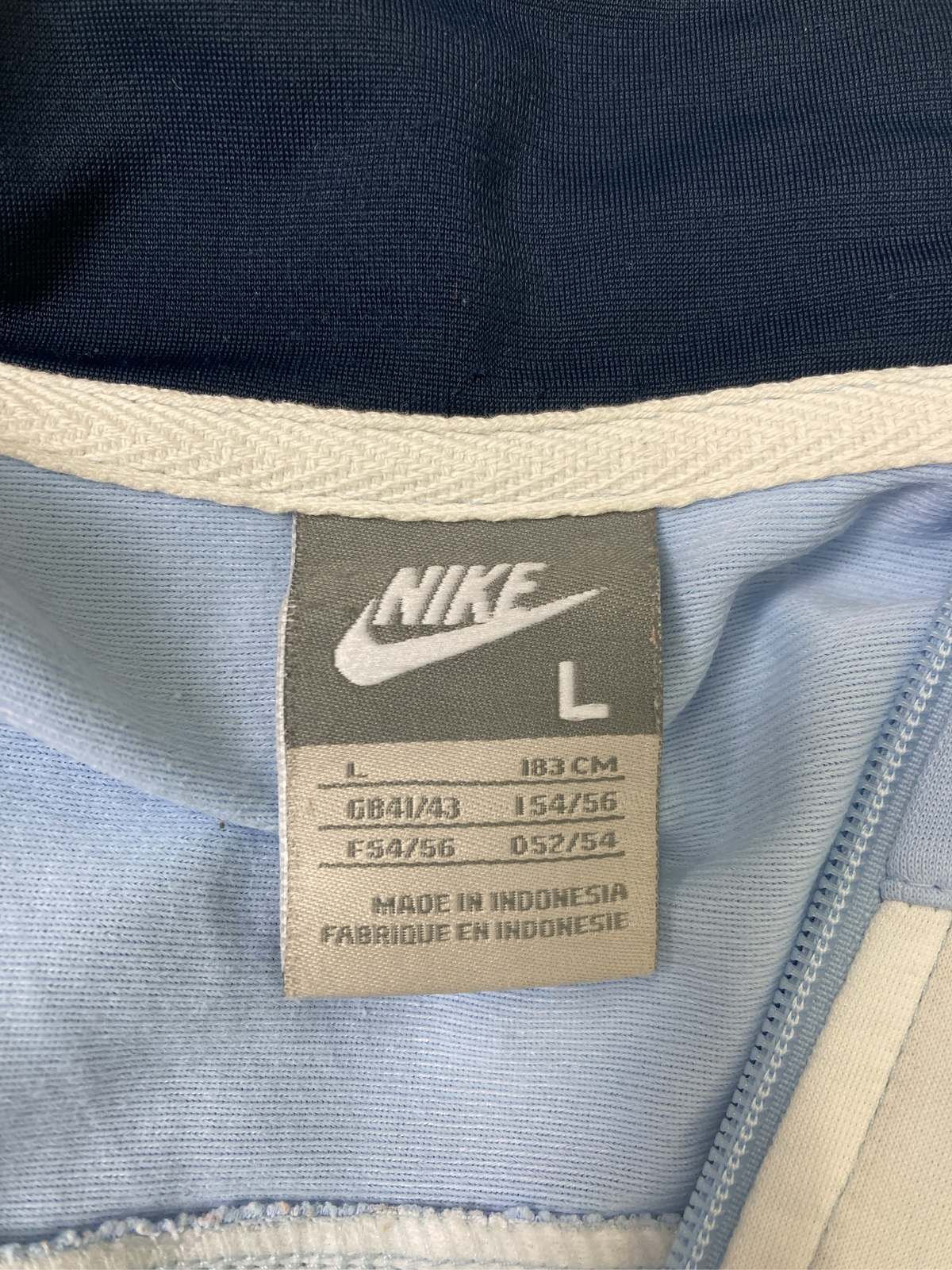 【中古】NIKE ナイキ ジャージ/トラックジャケット L スカイブルー メンズ ブラン...