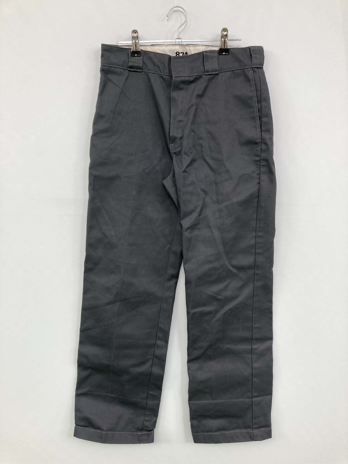 裤子 - 【中古】Dickies ディッキーズ チノパンツ 30 ブラック 無地 スタンダード ストレート レギュラー レディース