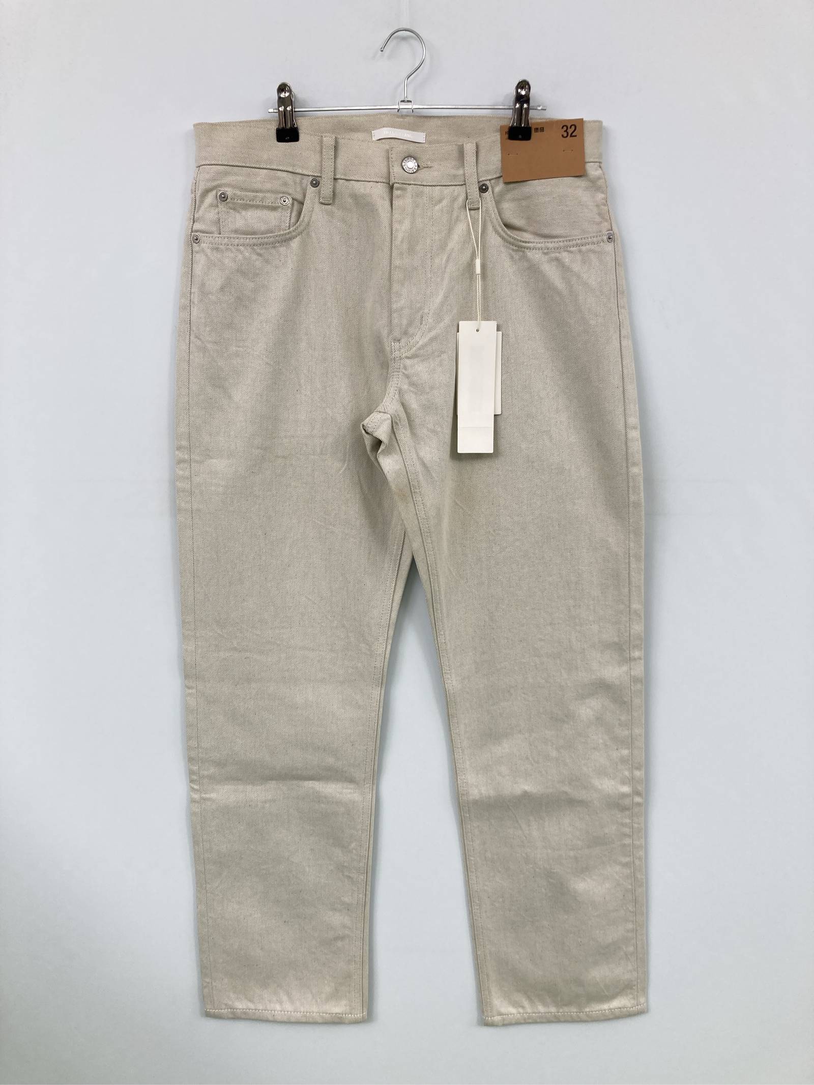 乐天商城 - 【中古】HELMUT LANG デニムパンツ 32 ベージュ フルレングス 無地 スタンダード ストレート レギュラー リジッド・ワンウォッシュ メンズ
