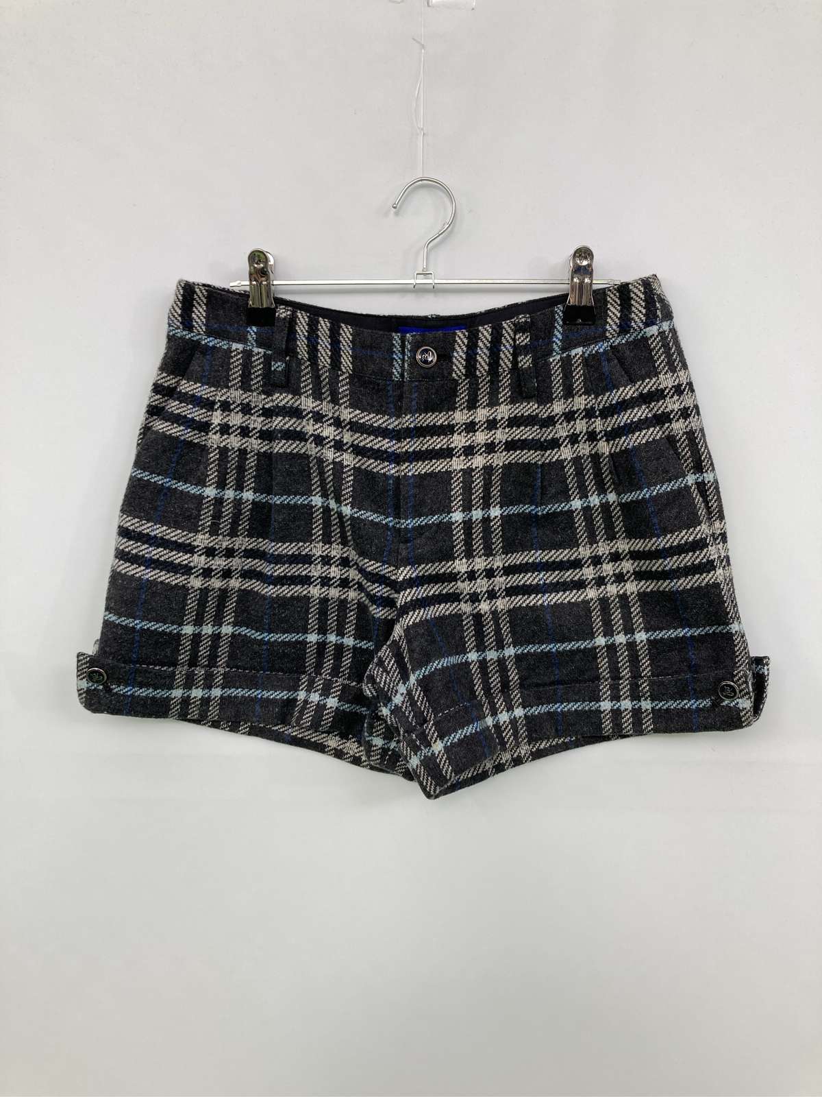 【中古】BURBERRY BLUE LABEL バーバリーブルーレーベル パンツ 38 グレー レディース