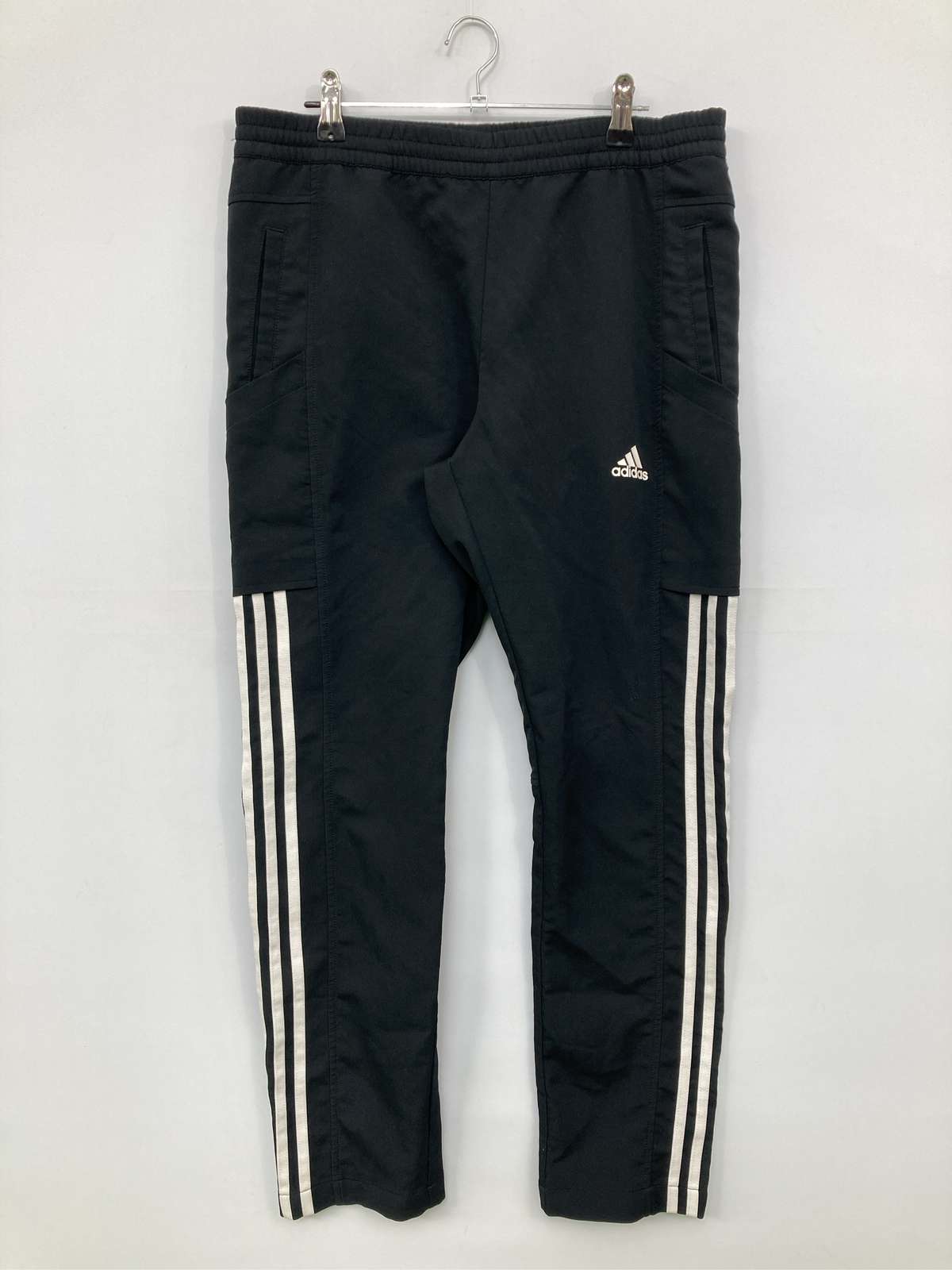 【中古】adidas アディダス ジャージ/トラックパンツ ブラック メンズ