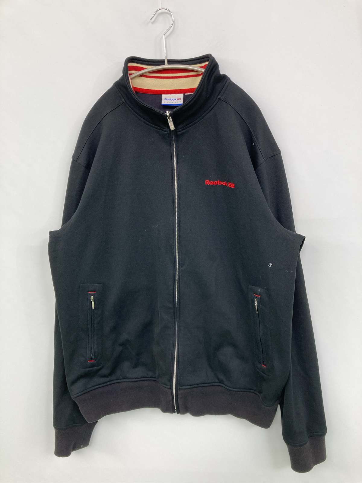【中古】Reebok CLASSIC リーボッククラシック ジャージ/トラックジャケット ブラック メンズ レディース