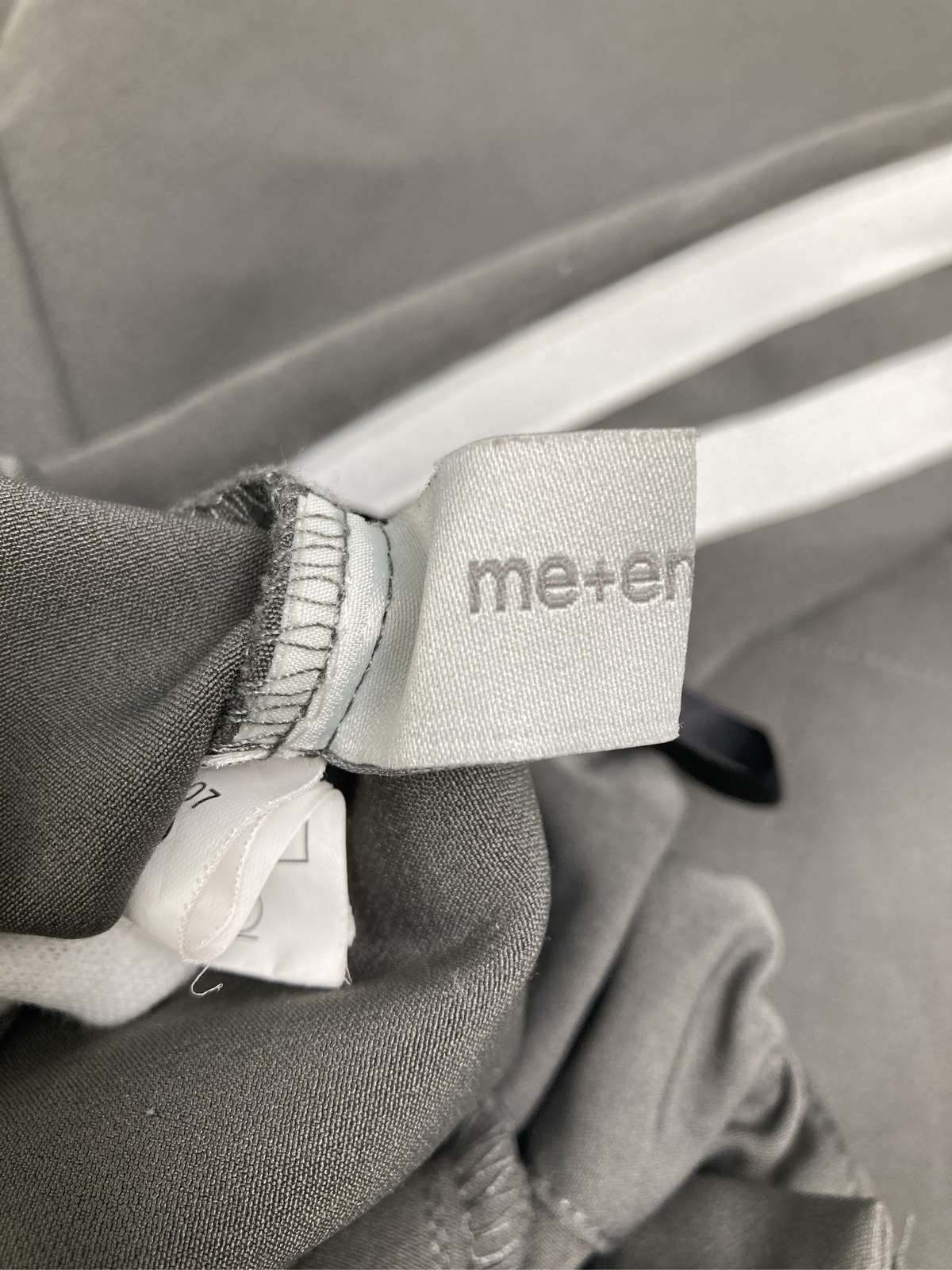 【中古】me+em select ミームセレクト パンツ M グレー レディース